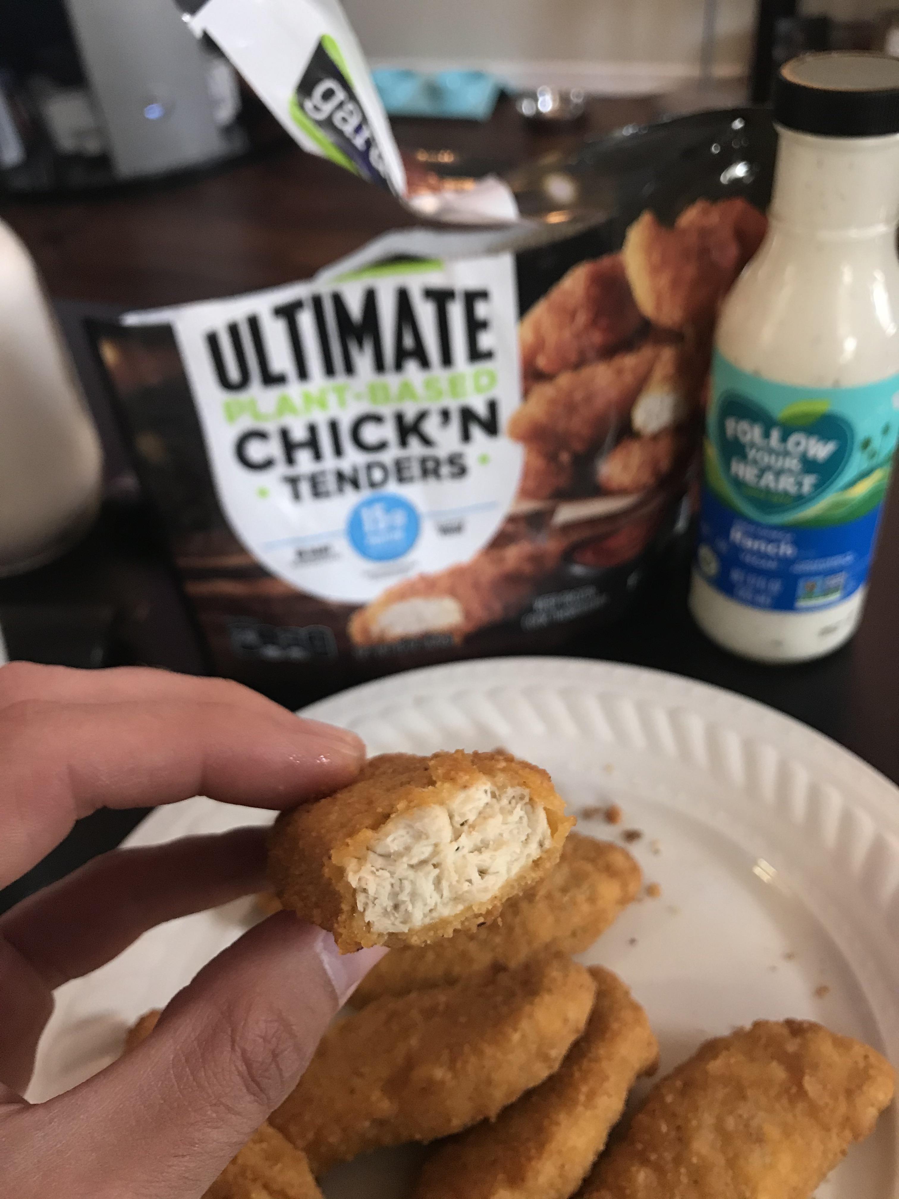 Just tried Gardein’s ultimate chicken tenders and wow, best imitation
