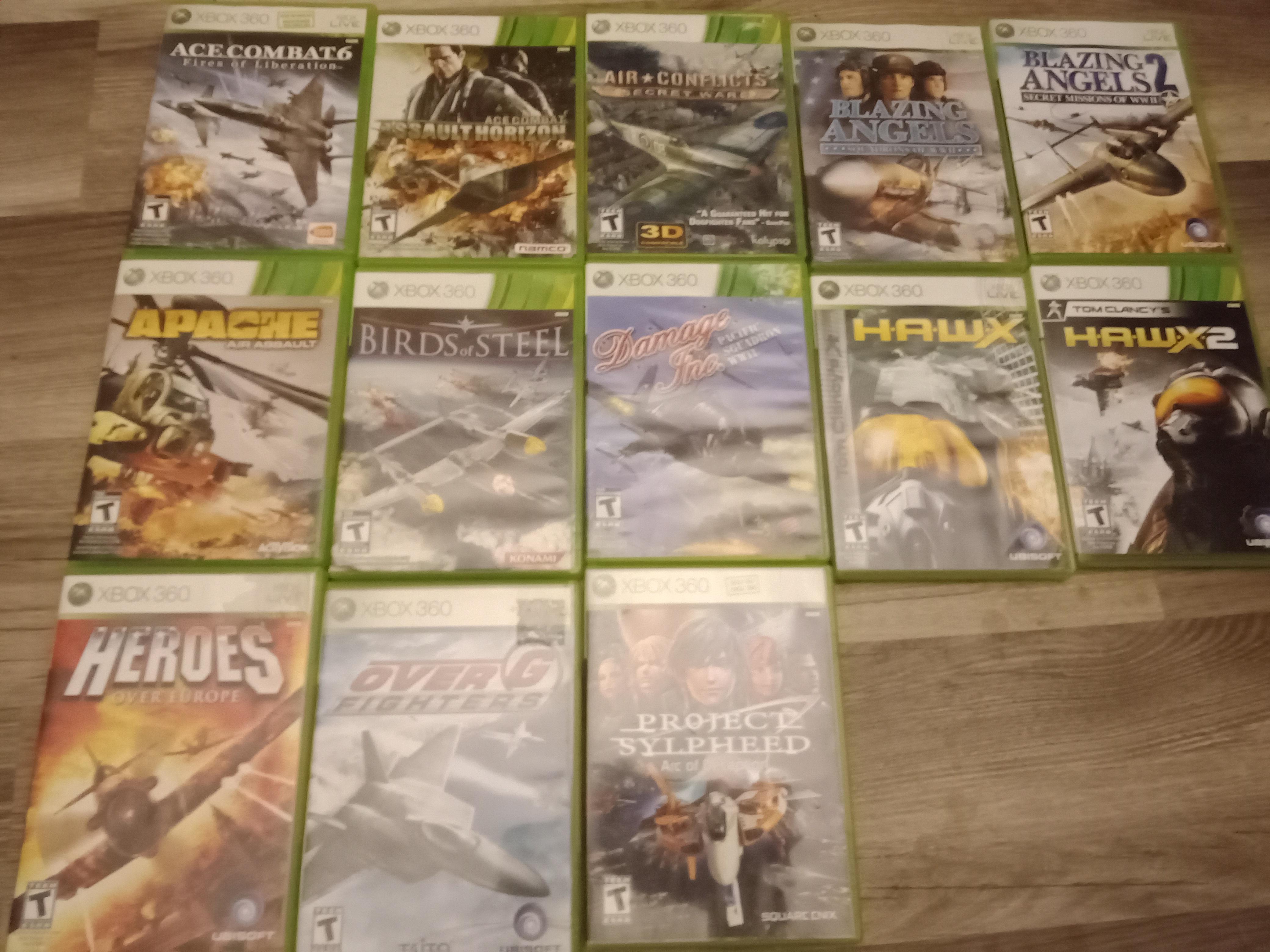 Flying games collection nearly complete! r/xbox360