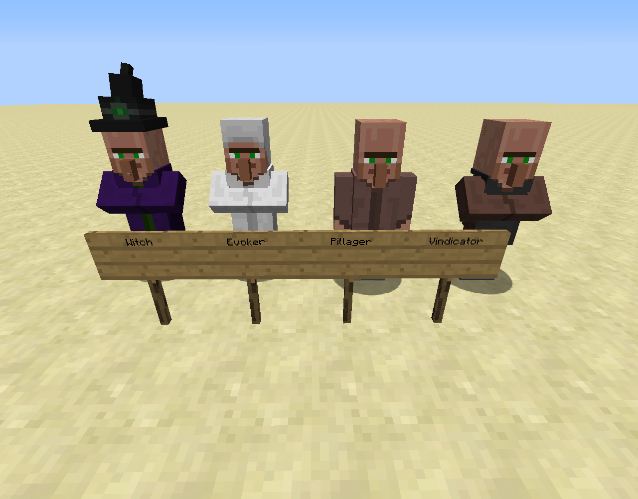 I Present to you, The Villager Pack! It replaces Illagers with the old