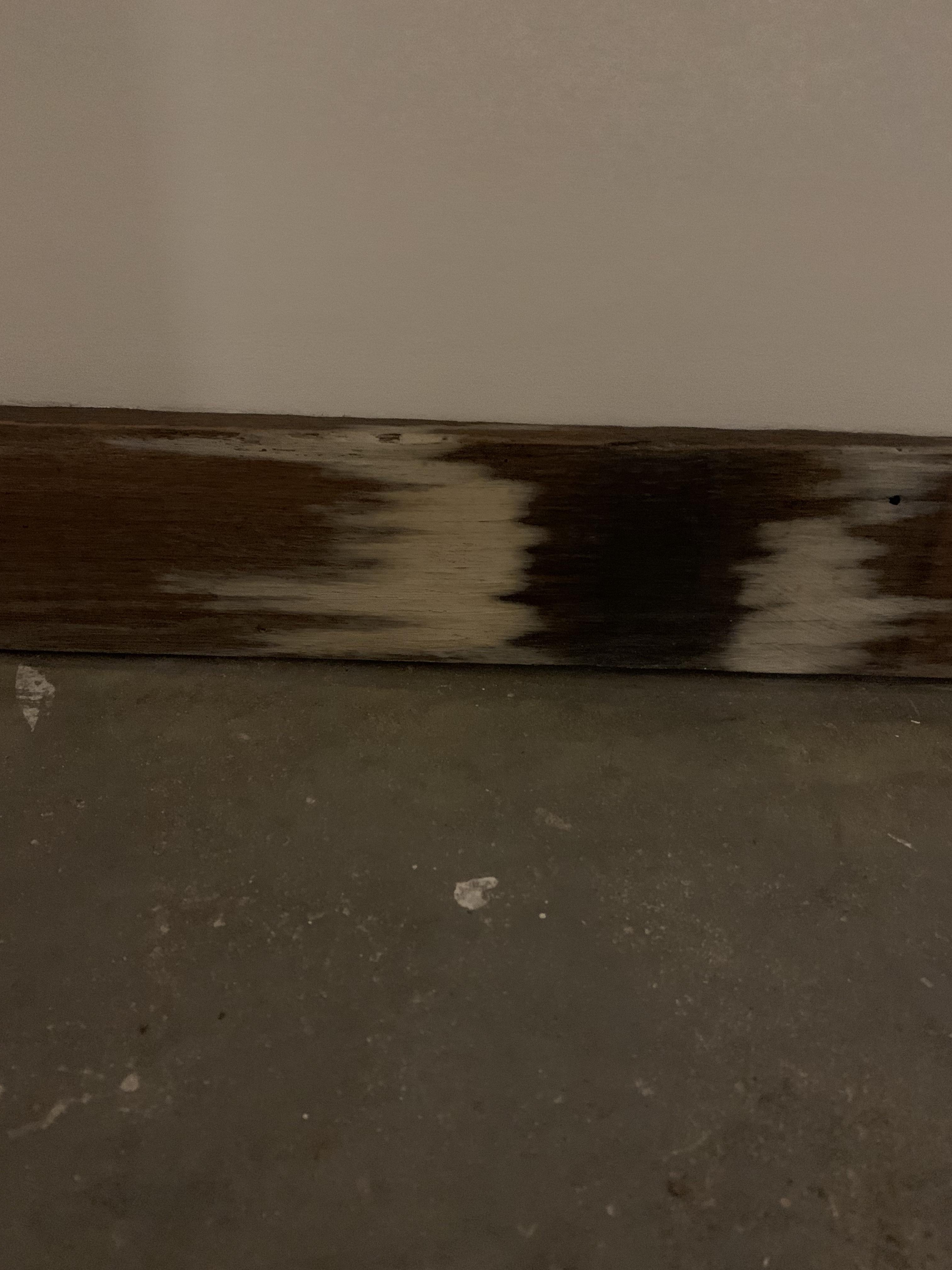 Need to fix white spots on oak trim. Trim is reclaimed oak and has