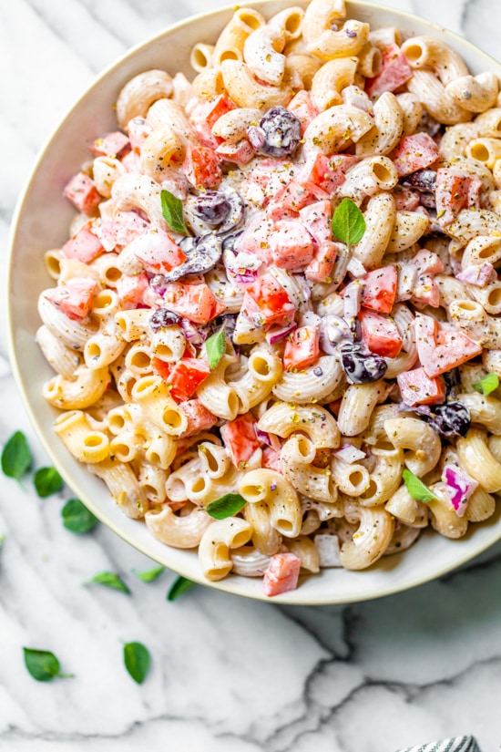 Macaroni Salad with Tomatoes Skinnytaste r/HealthyEatingnow
