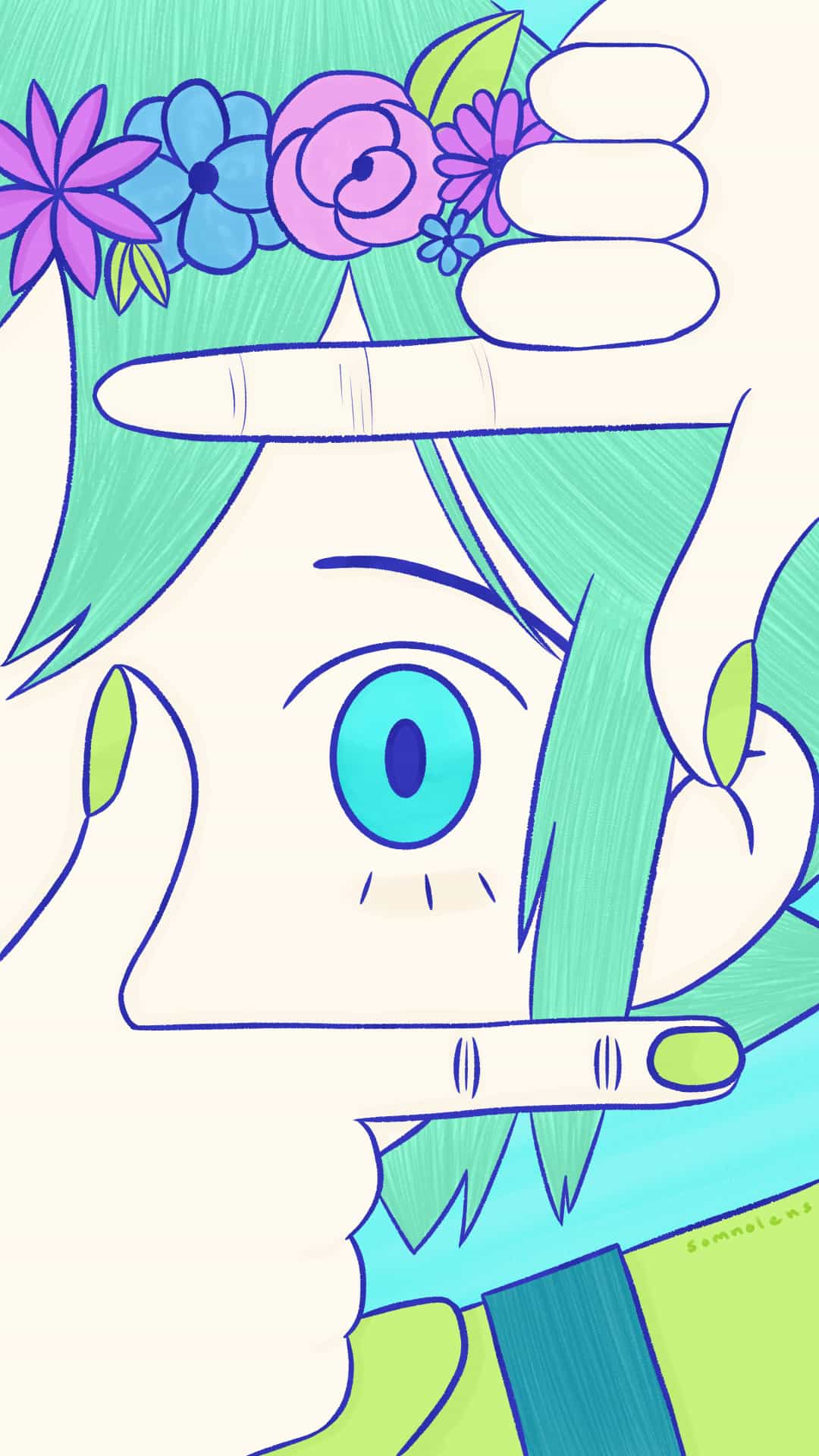 Wallpaper 1 Basil r/OMORI