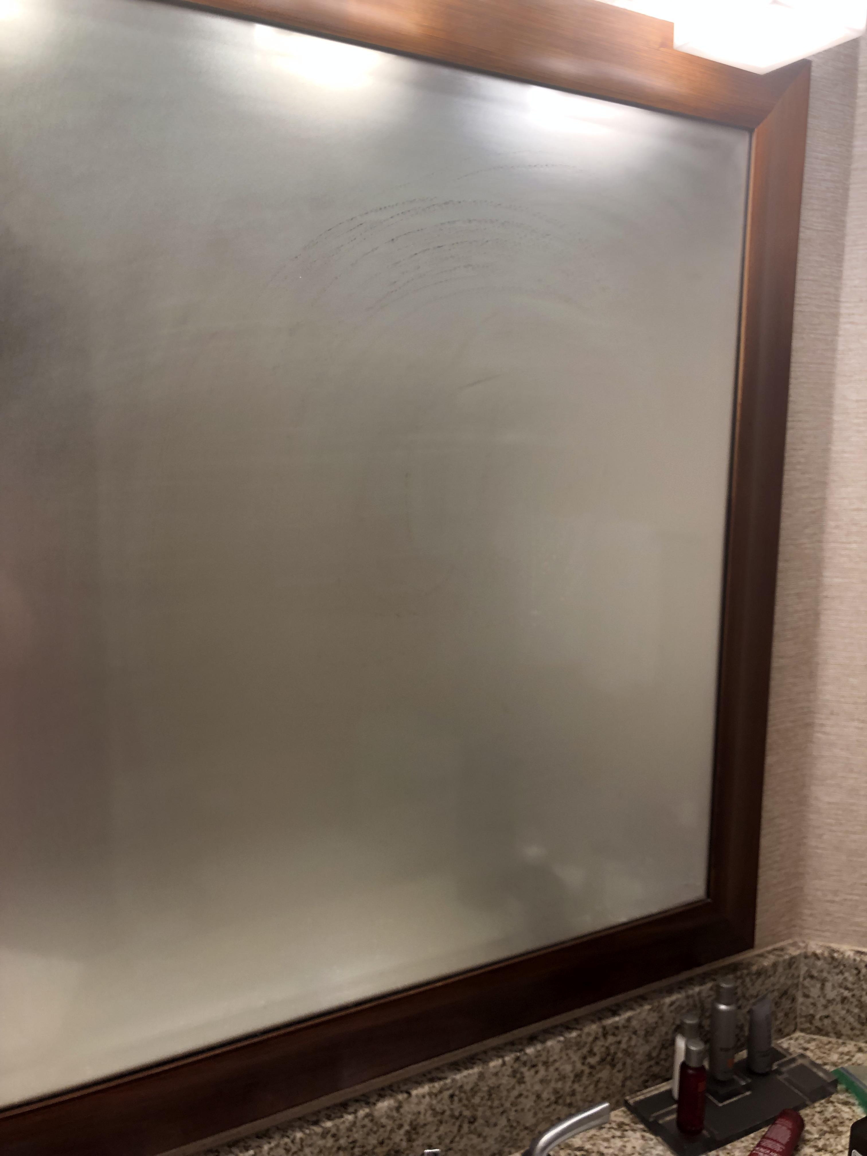 The mirror in my hotel bathroom is entirely fogged up r/notinteresting