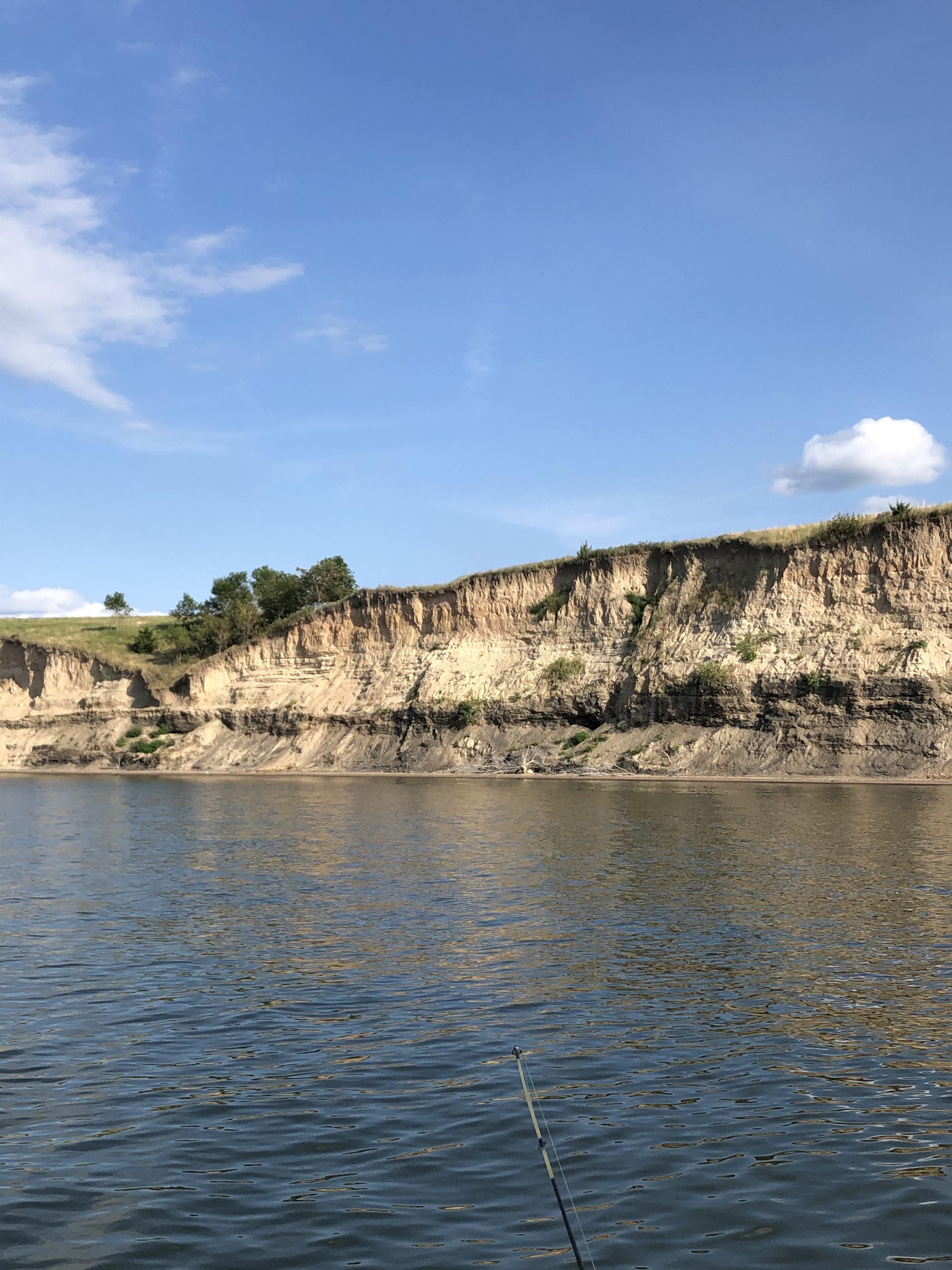 Came to Harlan County lake for vacation but the fish are on vacation