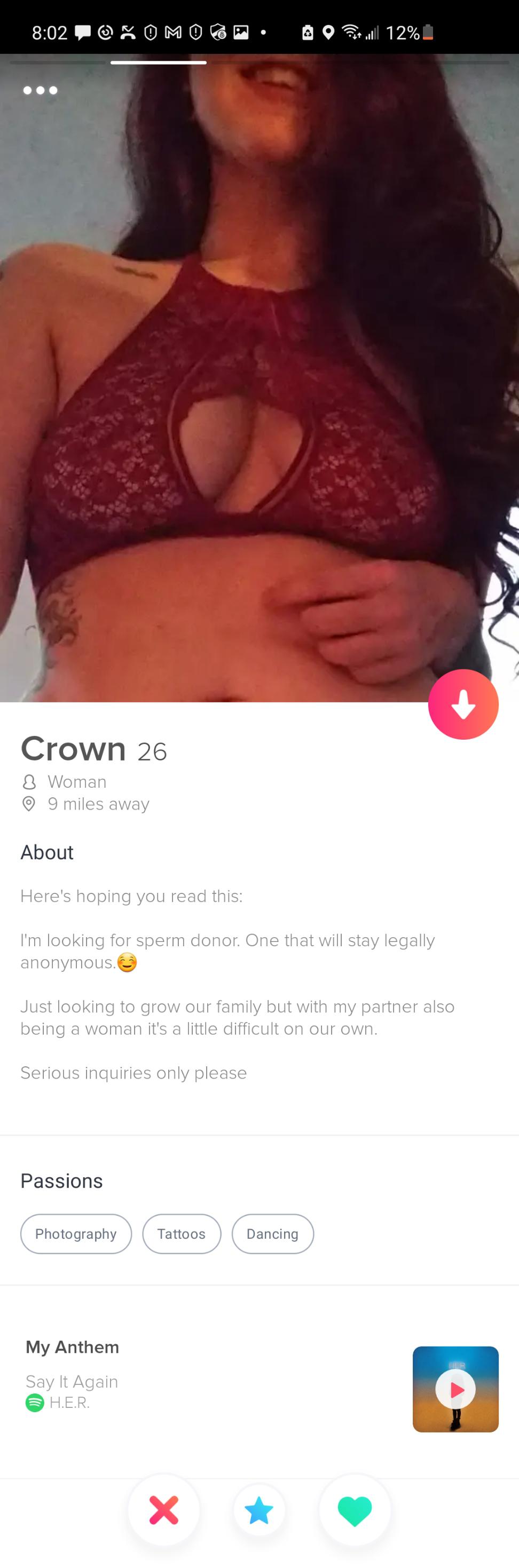 Serious inquiries only Tinder