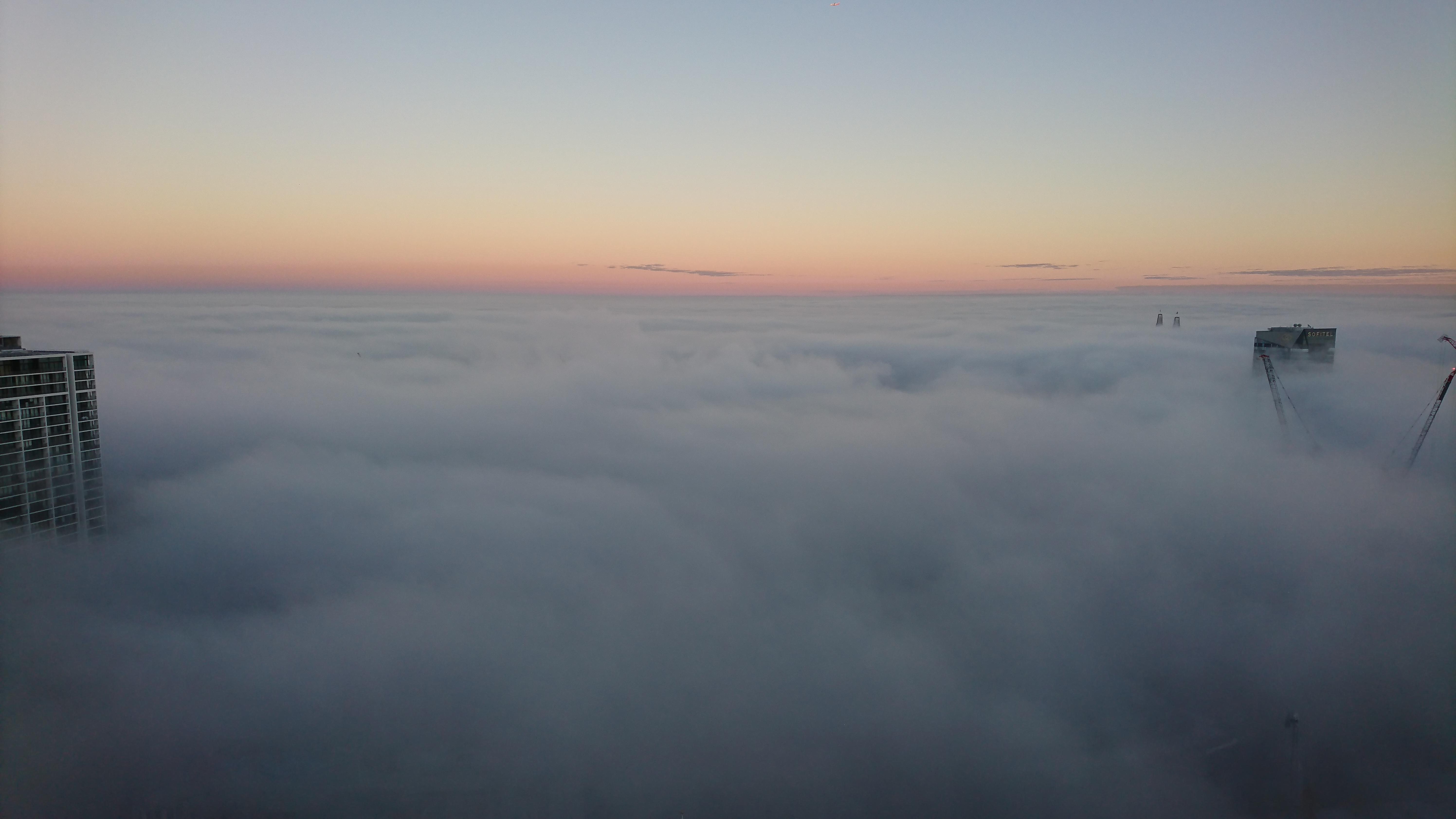 A blanket of mist over Sydney's west r/pics