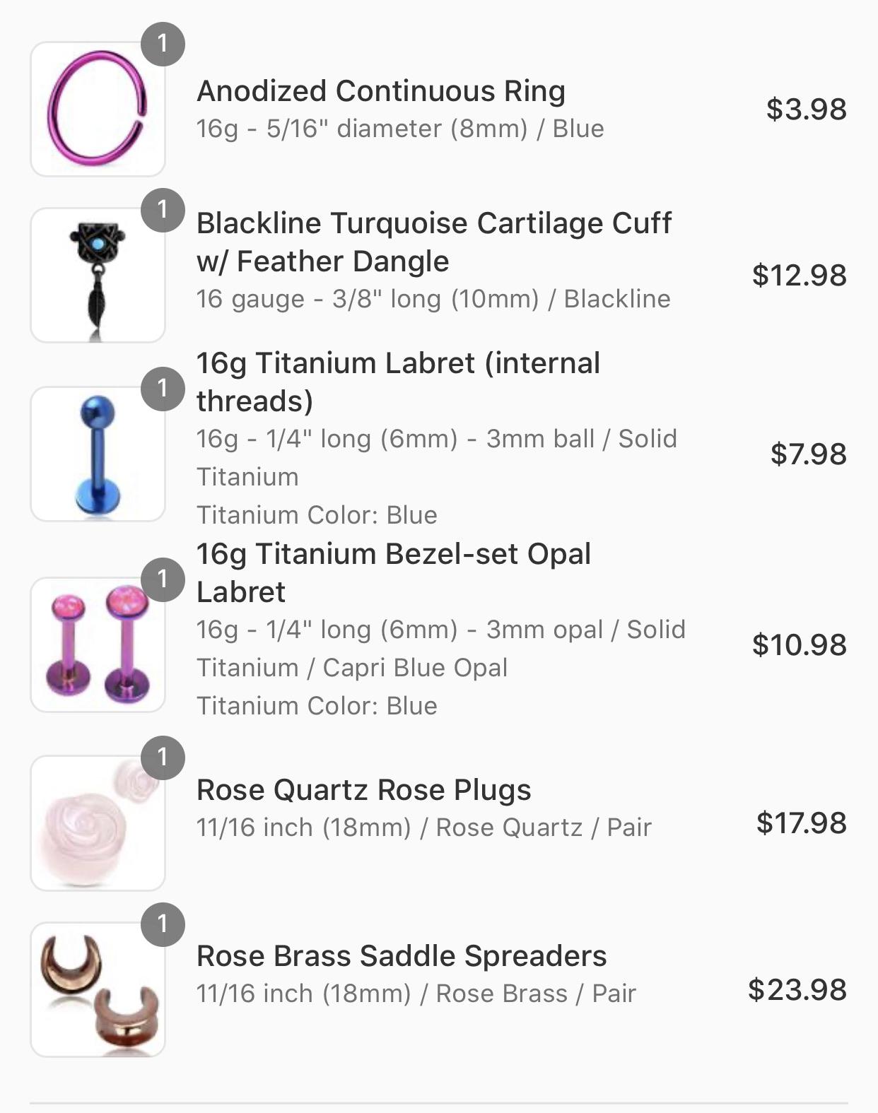 Tulsa body jewelry 😱😁 new pieces coming and I can’t wait! I haven’t