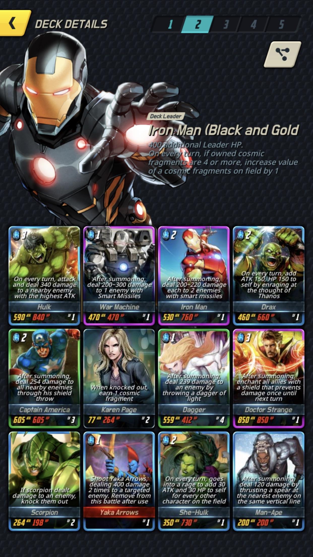 Is my deck too heavy? r/MarvelBattleLines