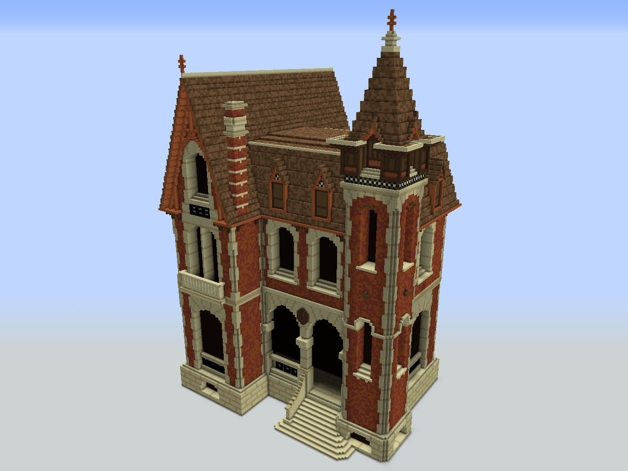Victorian House r/Minecraft
