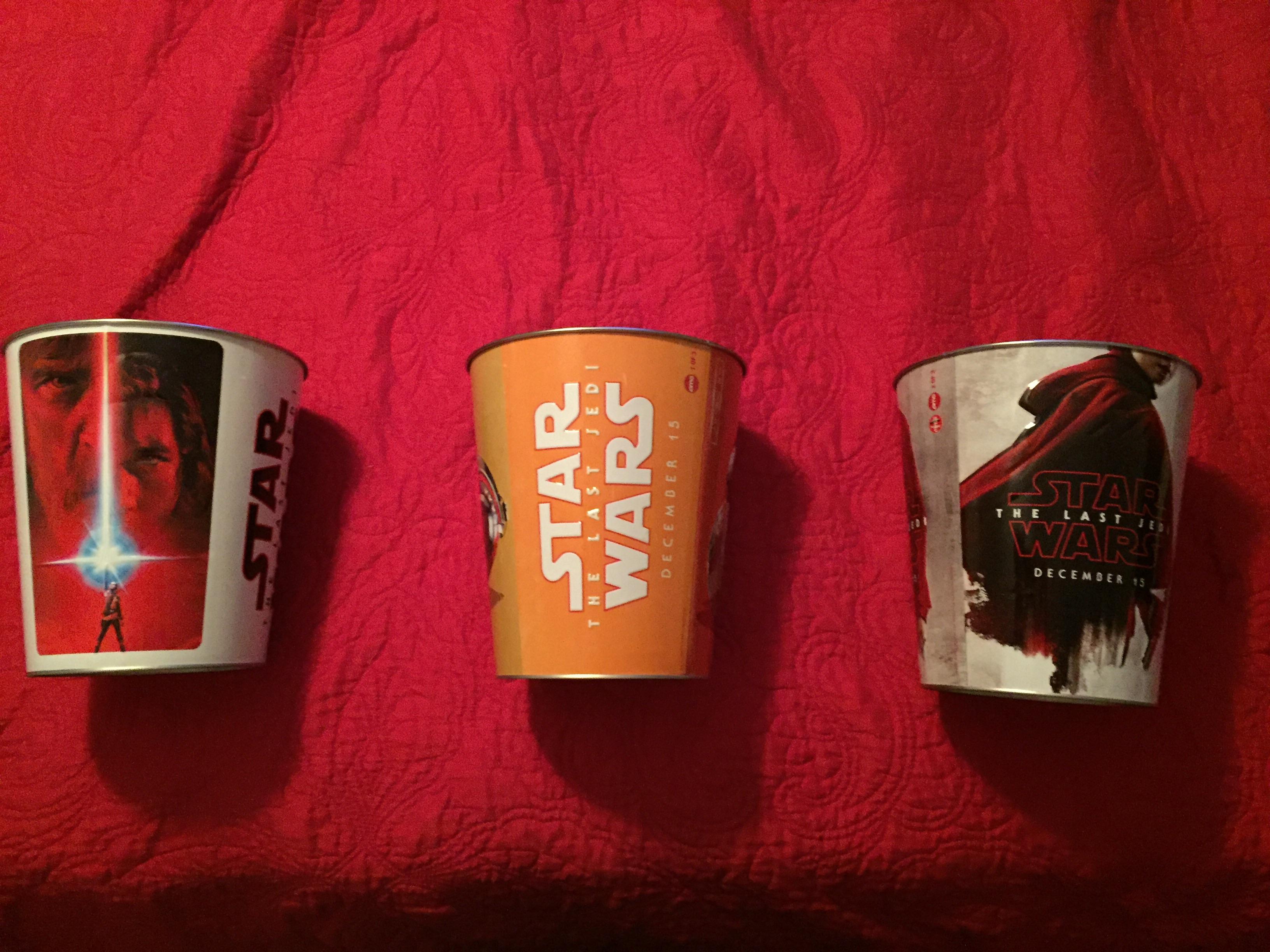 AMC theaters limited commemorative popcorn tins r/StarWars