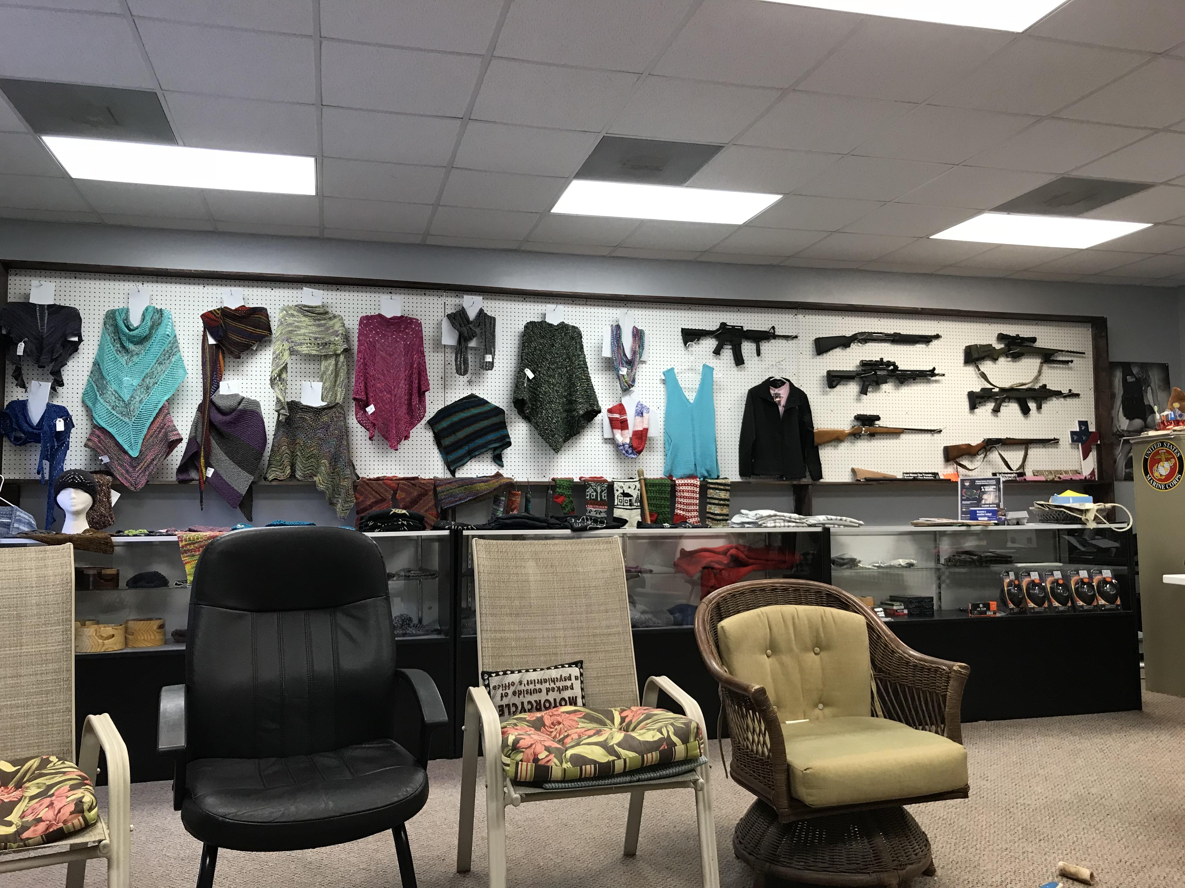 This yarn shop I visited in South Carolina. I’ve never been so