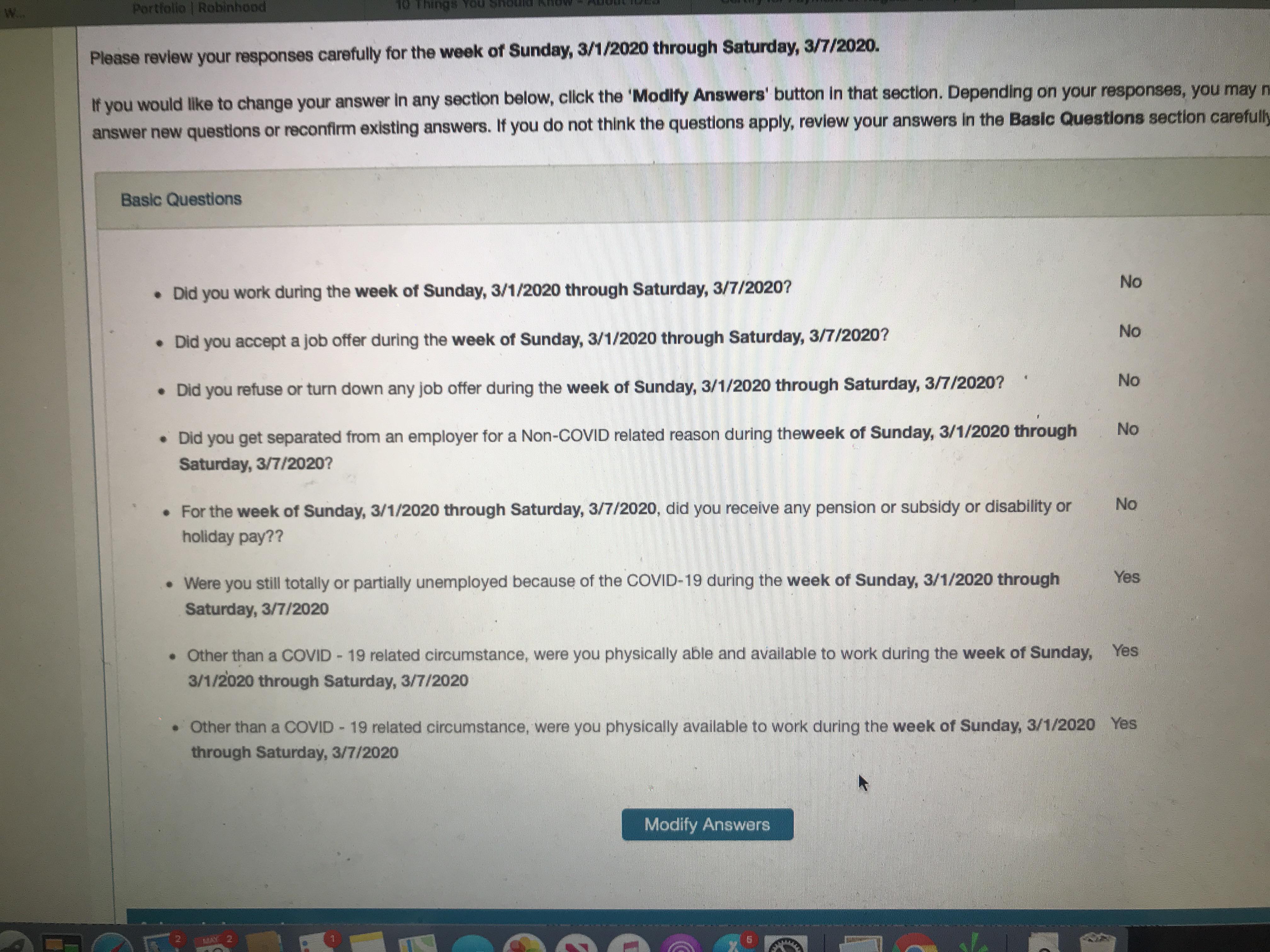 [Illinois] Did I answer these certification questions right? Sorry to