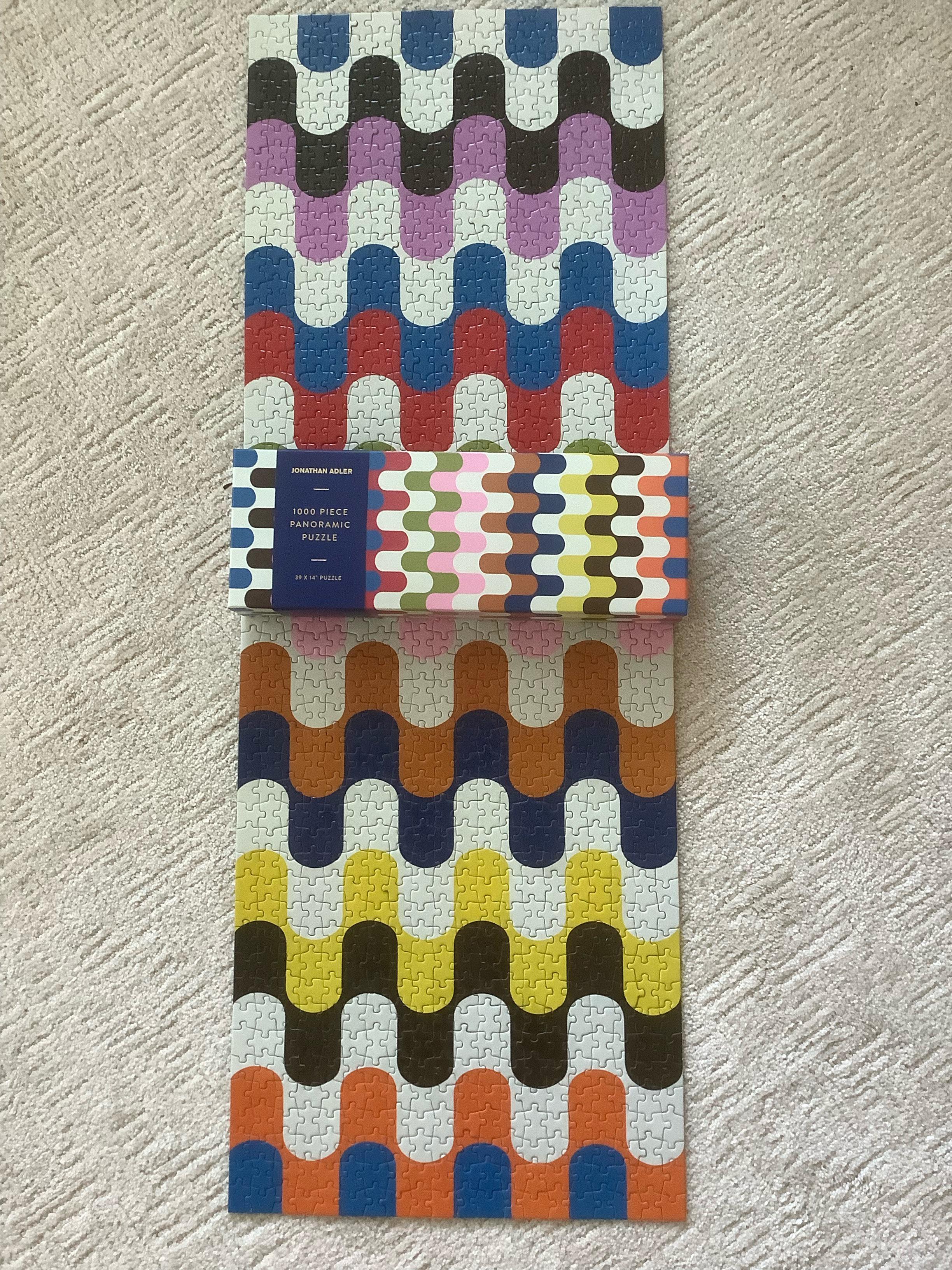 Jonathan Adler 1000 piece Panoramic Puzzle r/Jigsawpuzzles