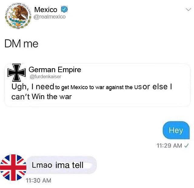 The Zimmerman Telegram (1917) r/fakehistoryporn