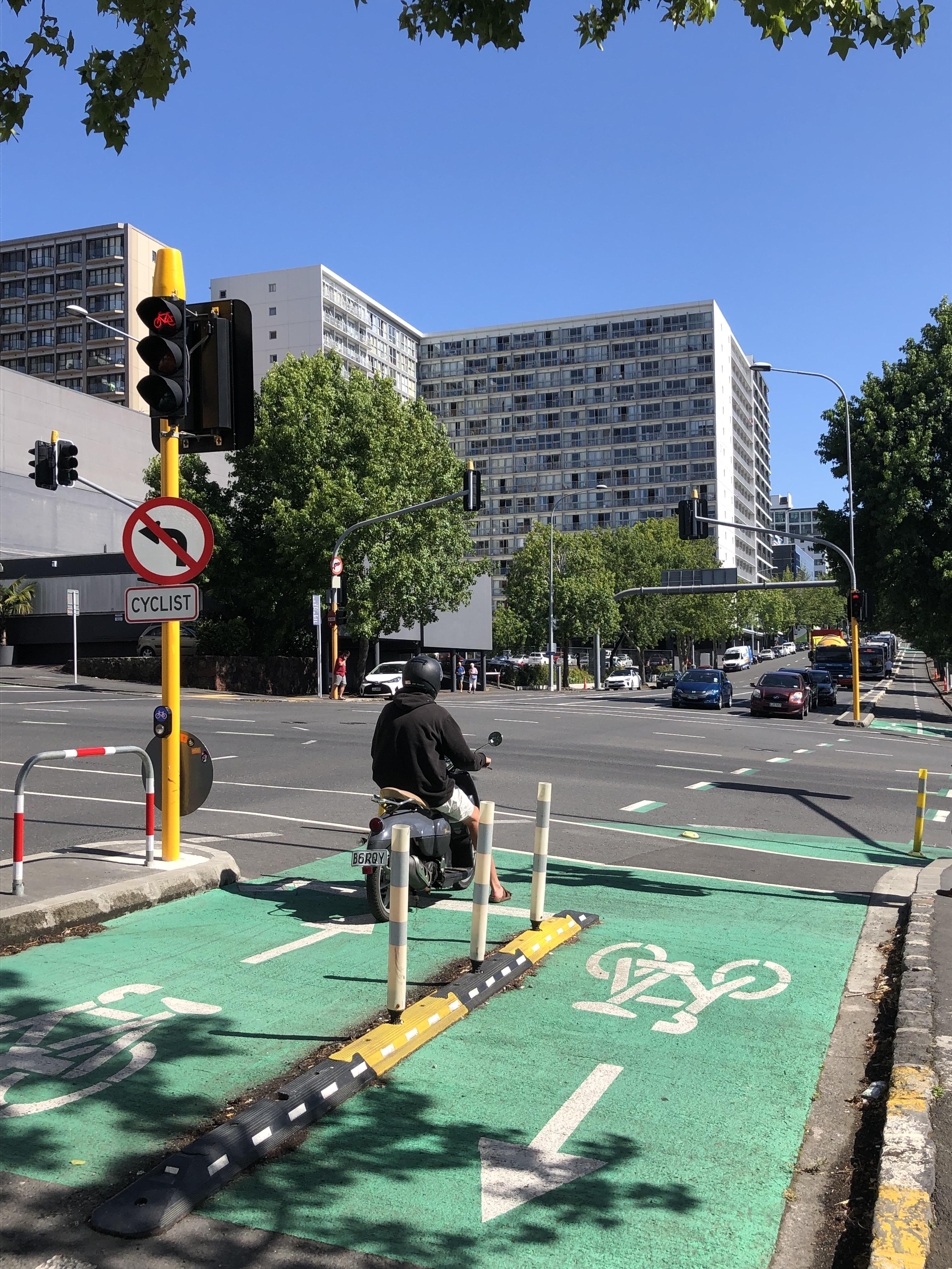 How to beat the Auckland traffic? Pass off a moped as a bicycle r