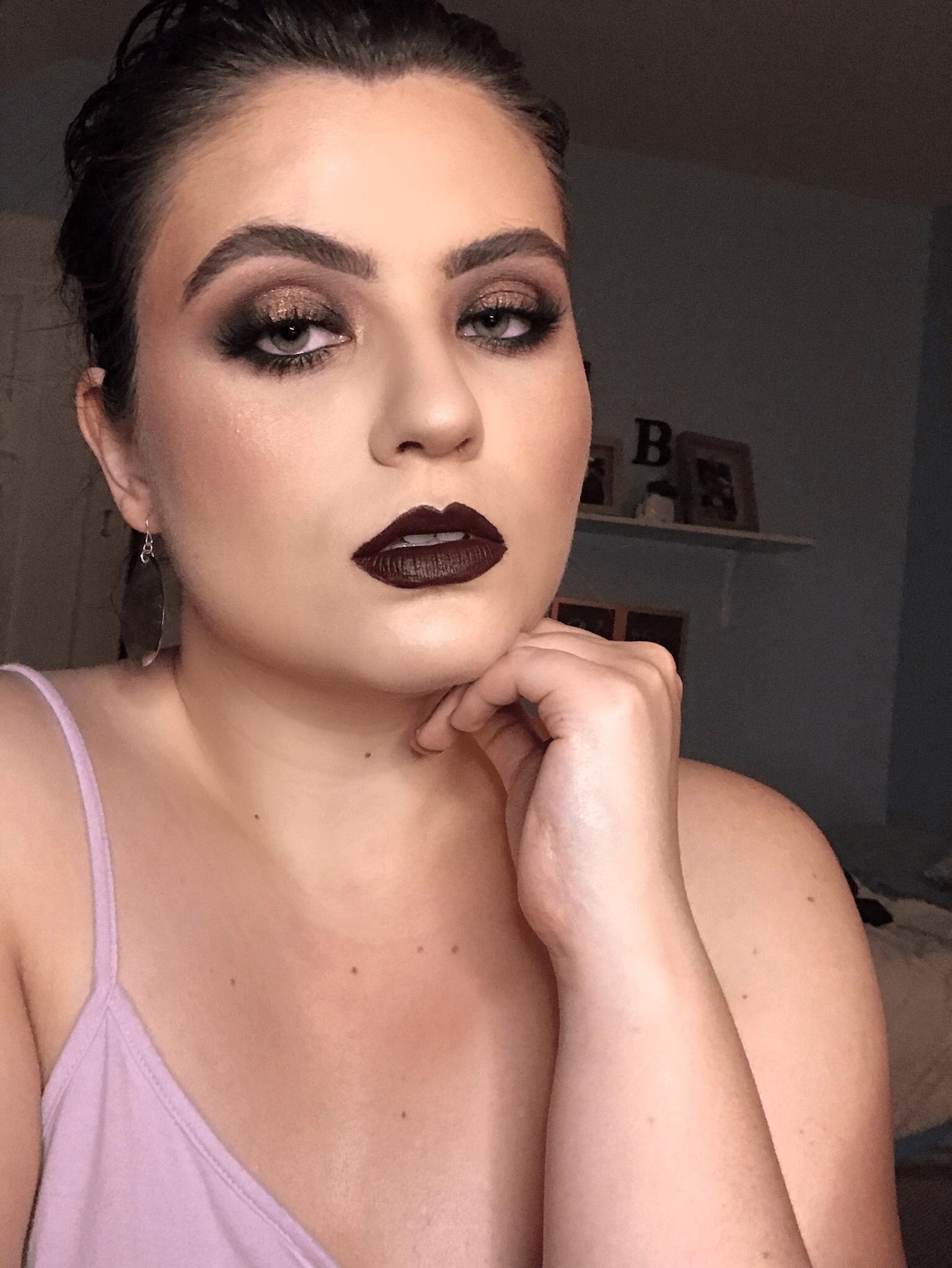 I’m in love with the ABH soft glam palette. It’s so perfect for