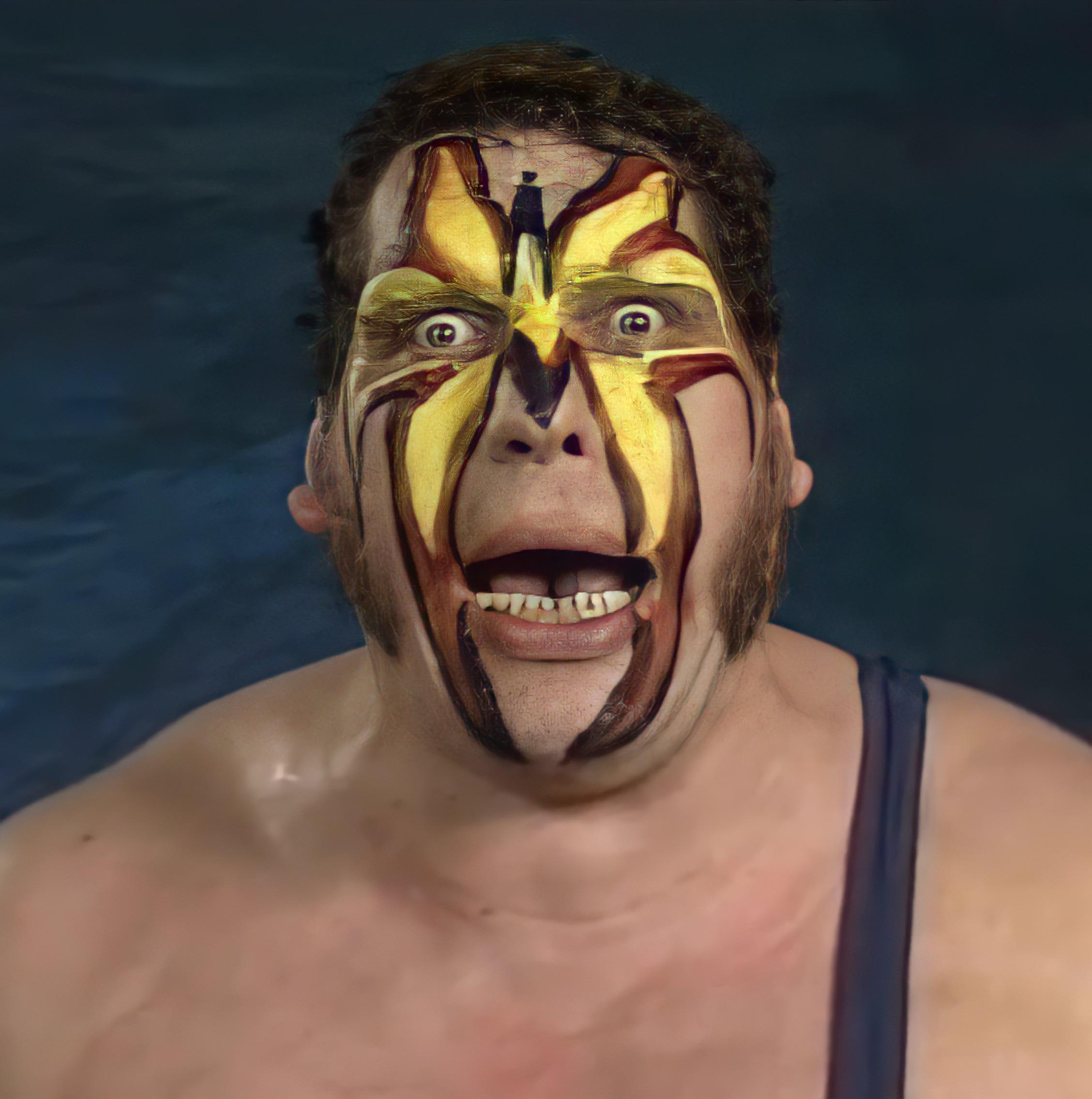 The Ultimate Warrior Face Paint