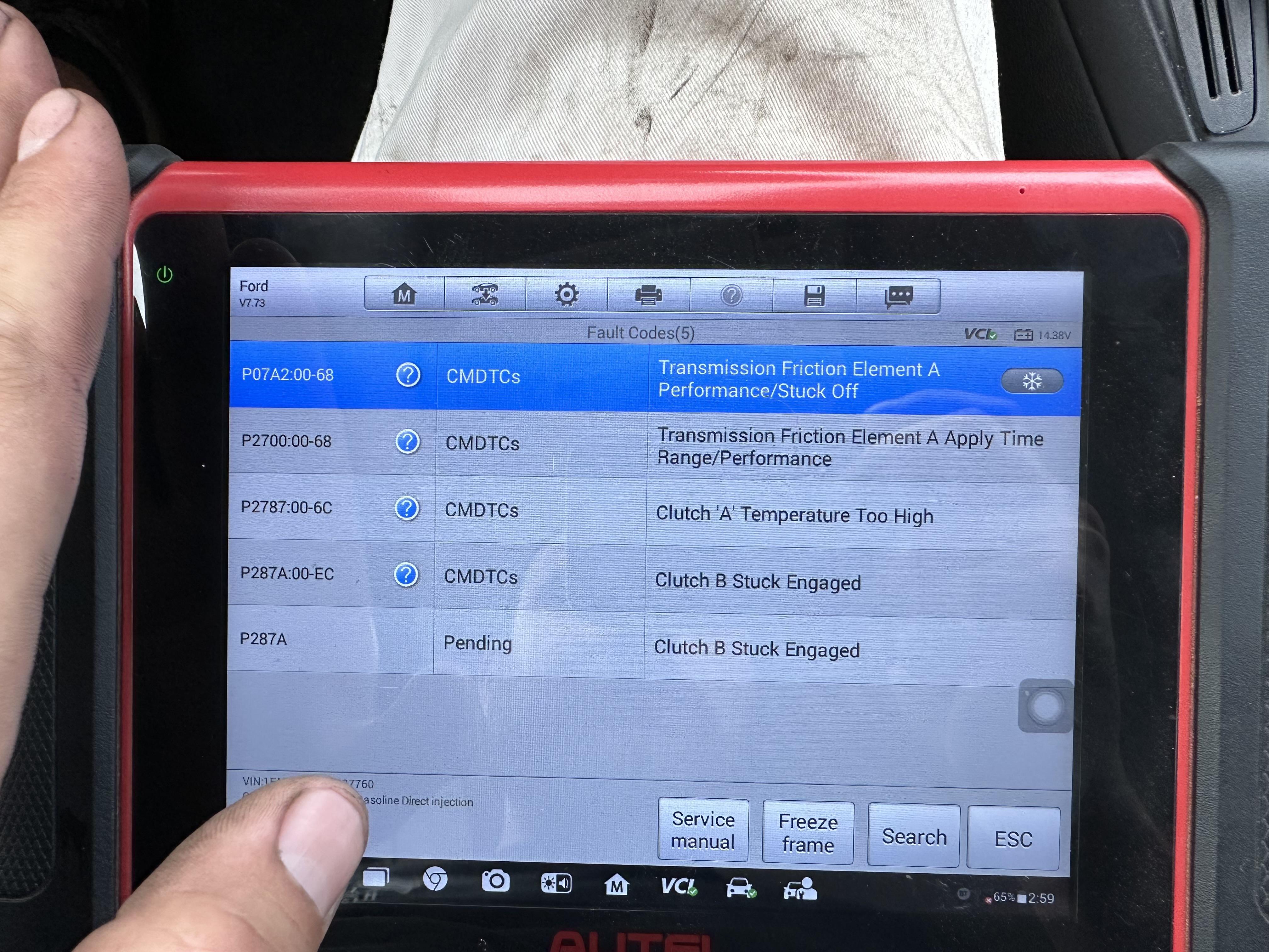 Anyone here have any insight on these faults? Car is a 2015 focus se