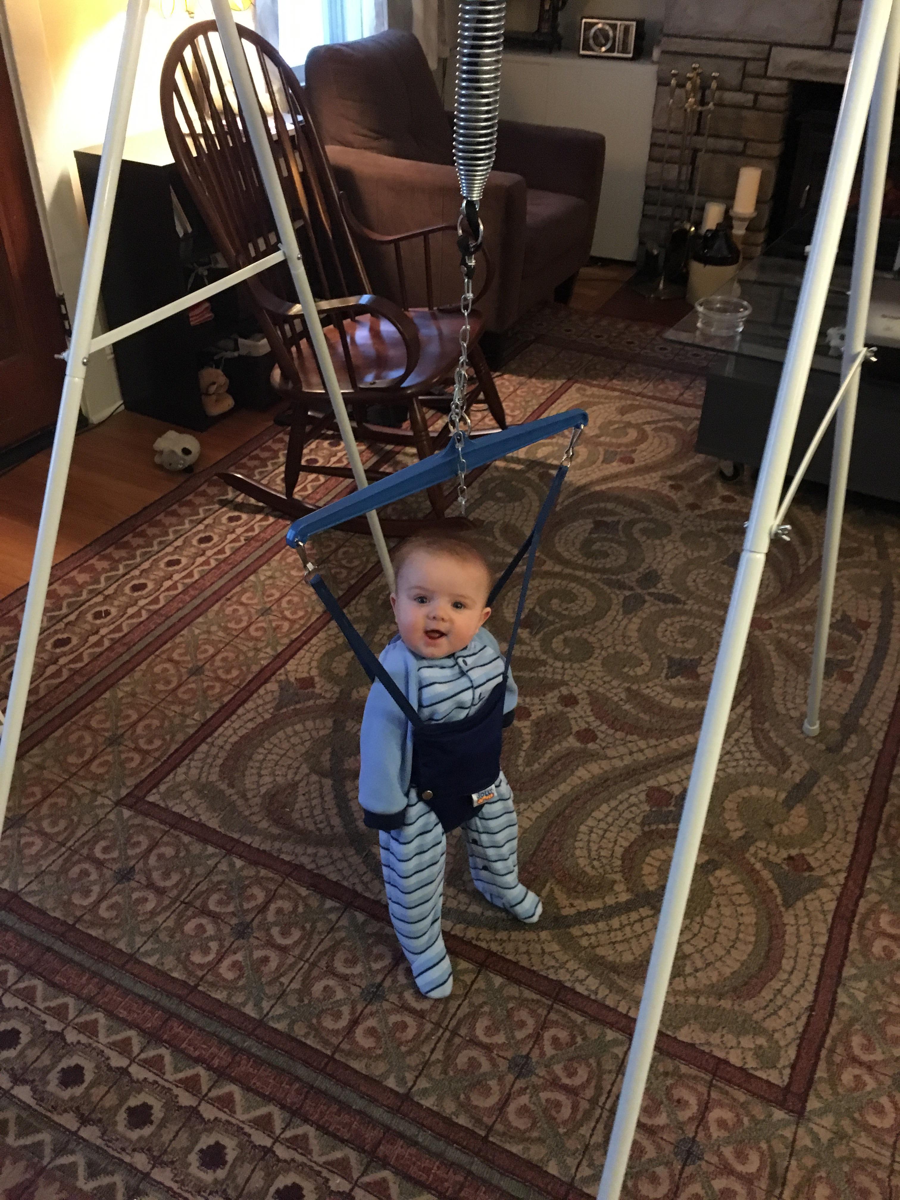 Jolly Jumper bouncer 6.50. Smiles priceless r/ThriftStoreHauls