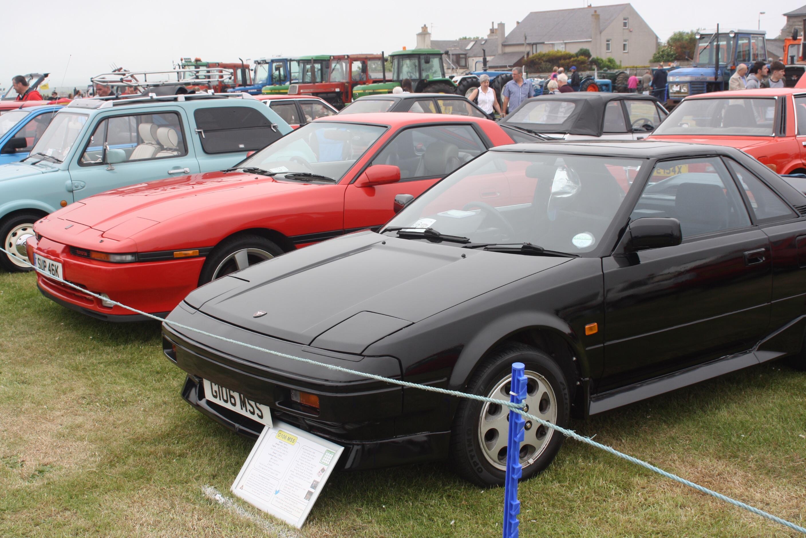 Fraserburgh classic car show 2018 r/mr2