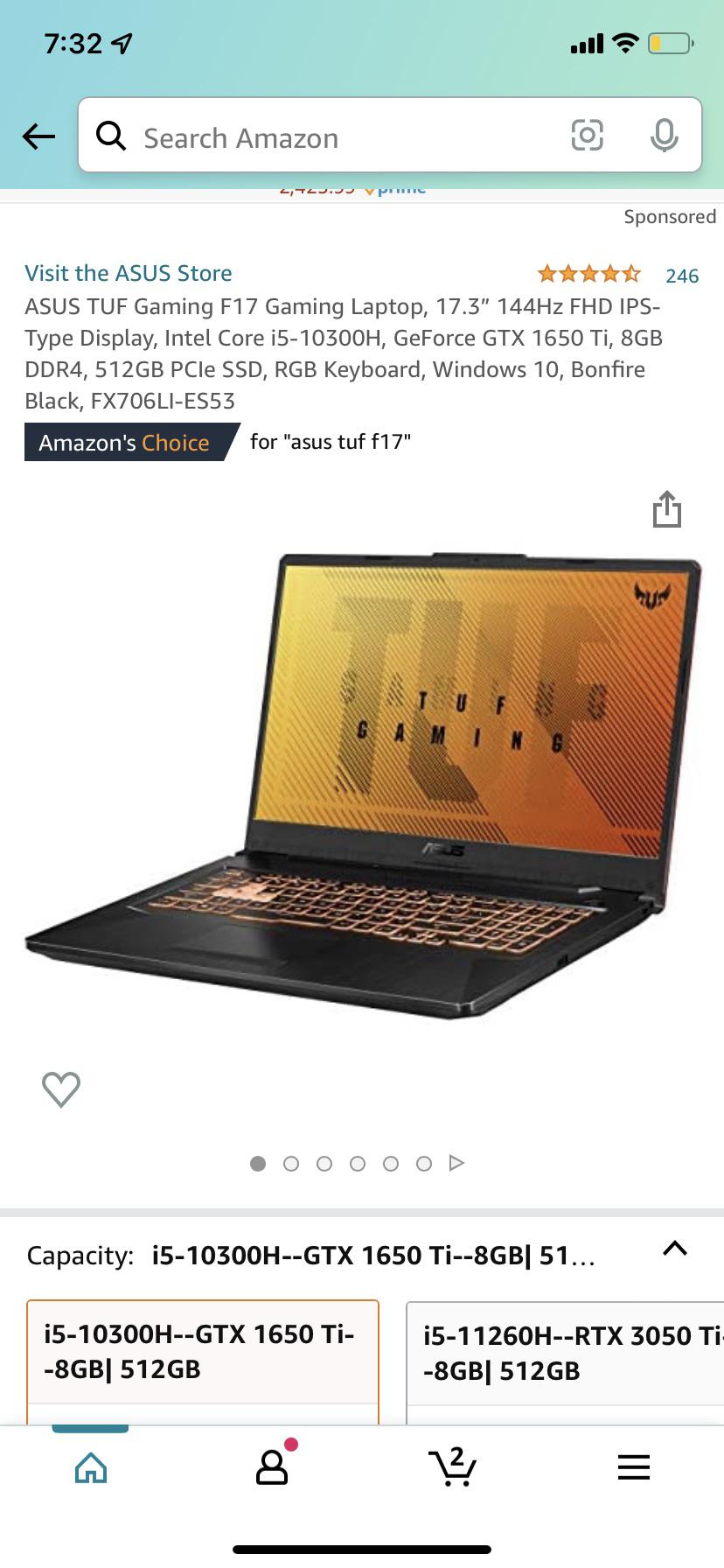 Is the asus tuf f17 a good laptop for light gaming and art? (The only