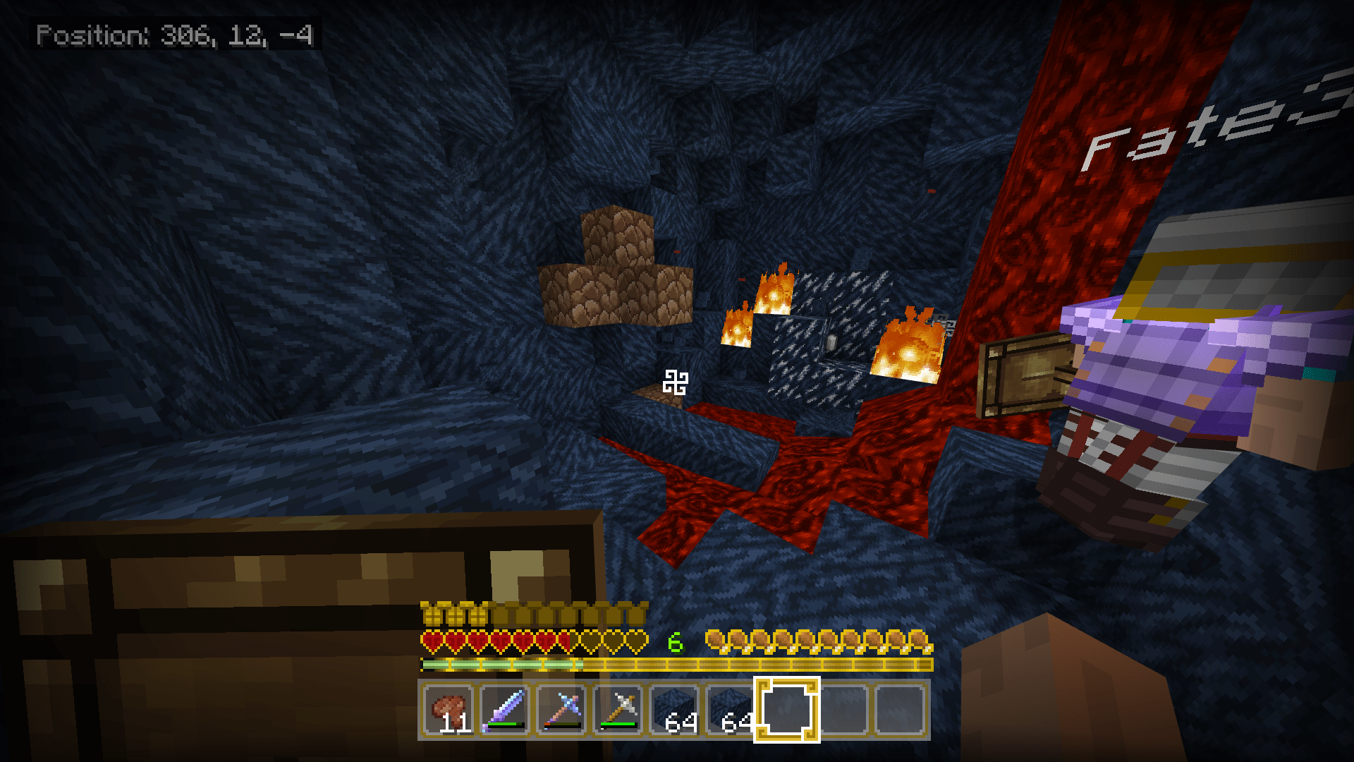 5 Netherite with one bed (one was under the floor) r/Minecraft