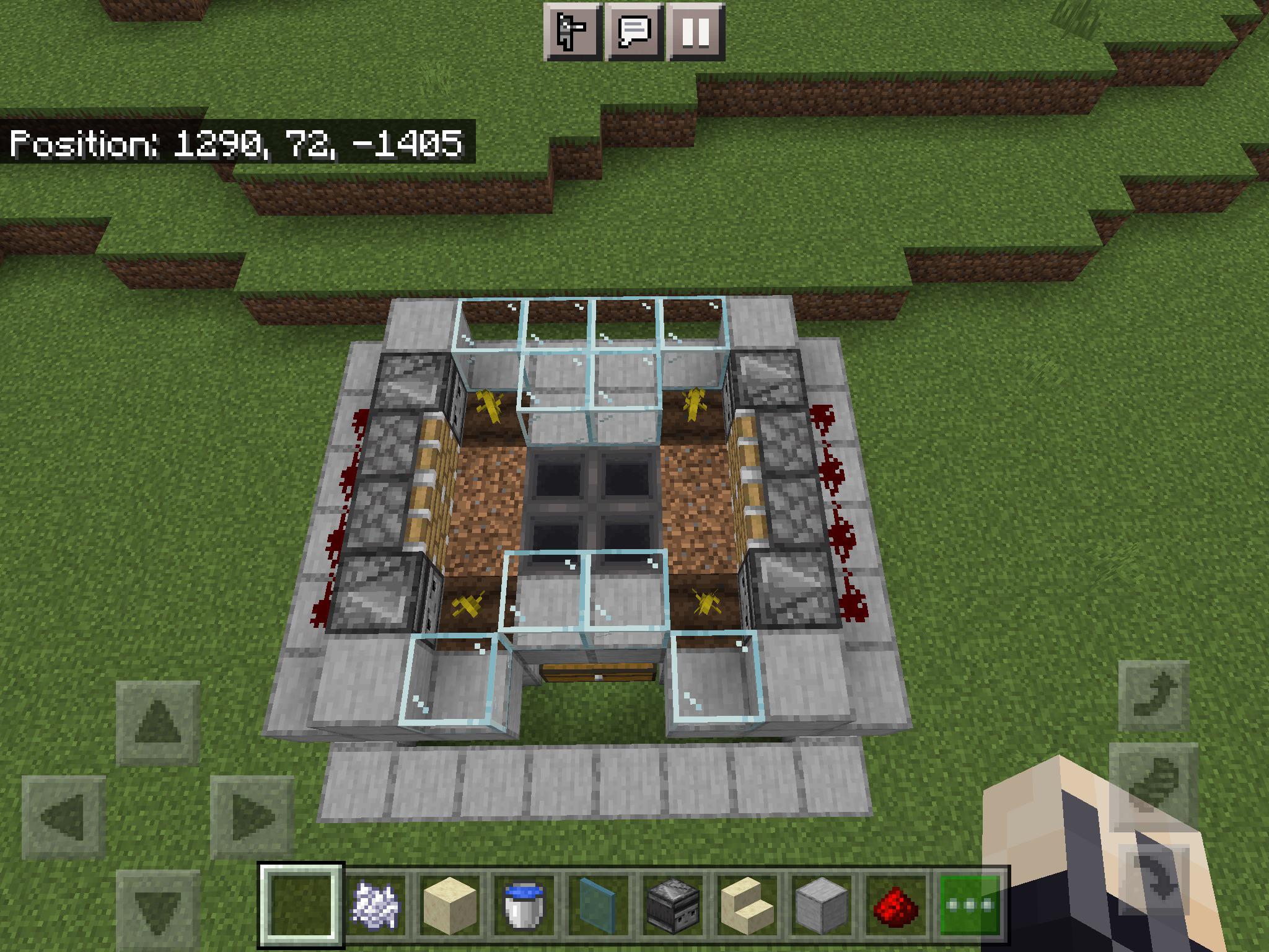 Trying to make a pumpkin farm with a small footprint. If I stack this