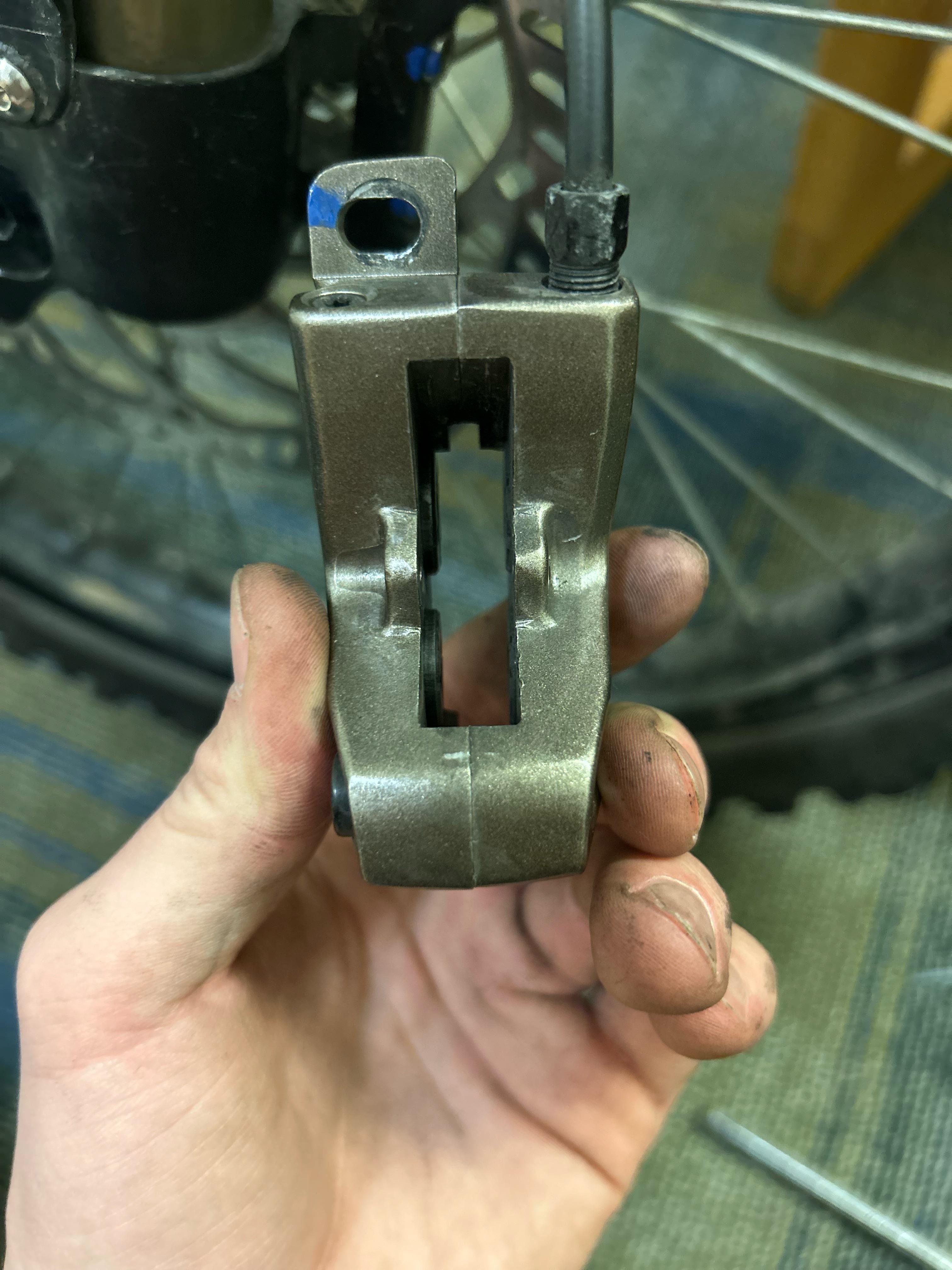 Piston stuck on front brakes r/Surron