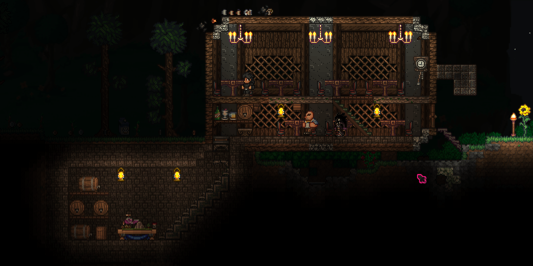 A modded build for the Tavernkeep named "The Keg" r/Terraria
