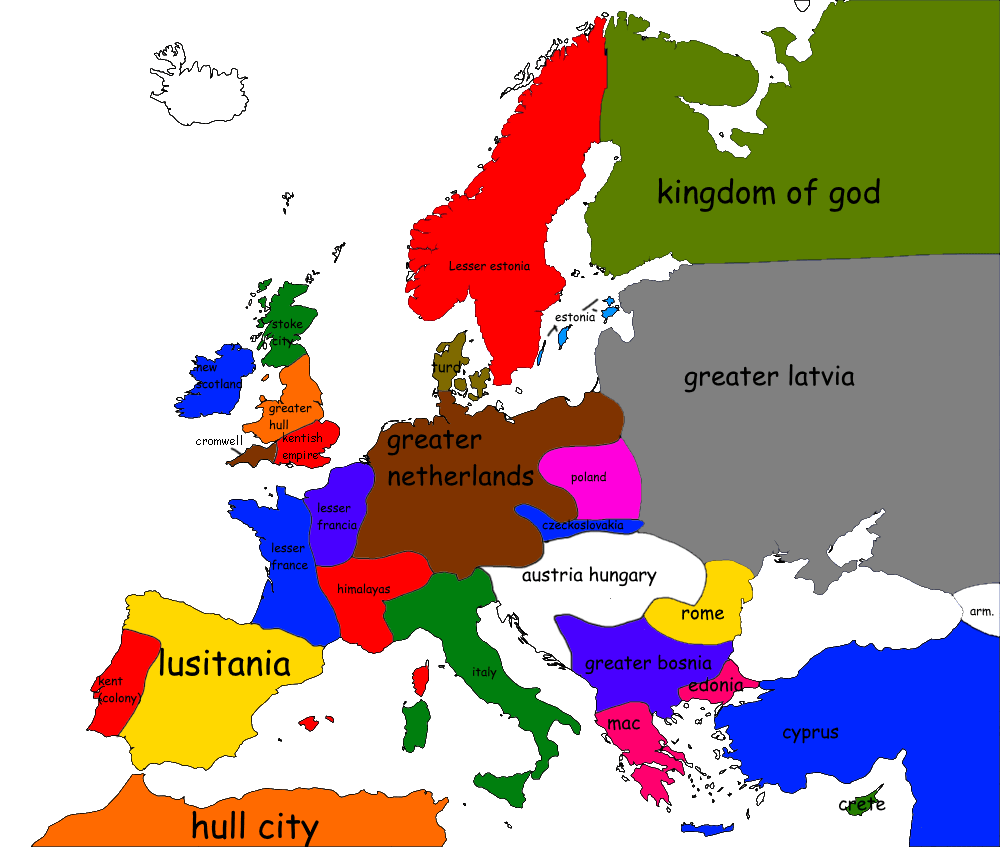 Tried to draw europe pre ww1, shocking how much has changed