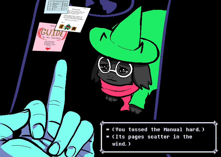Why... why would anyone draw something so sad... ralsei
