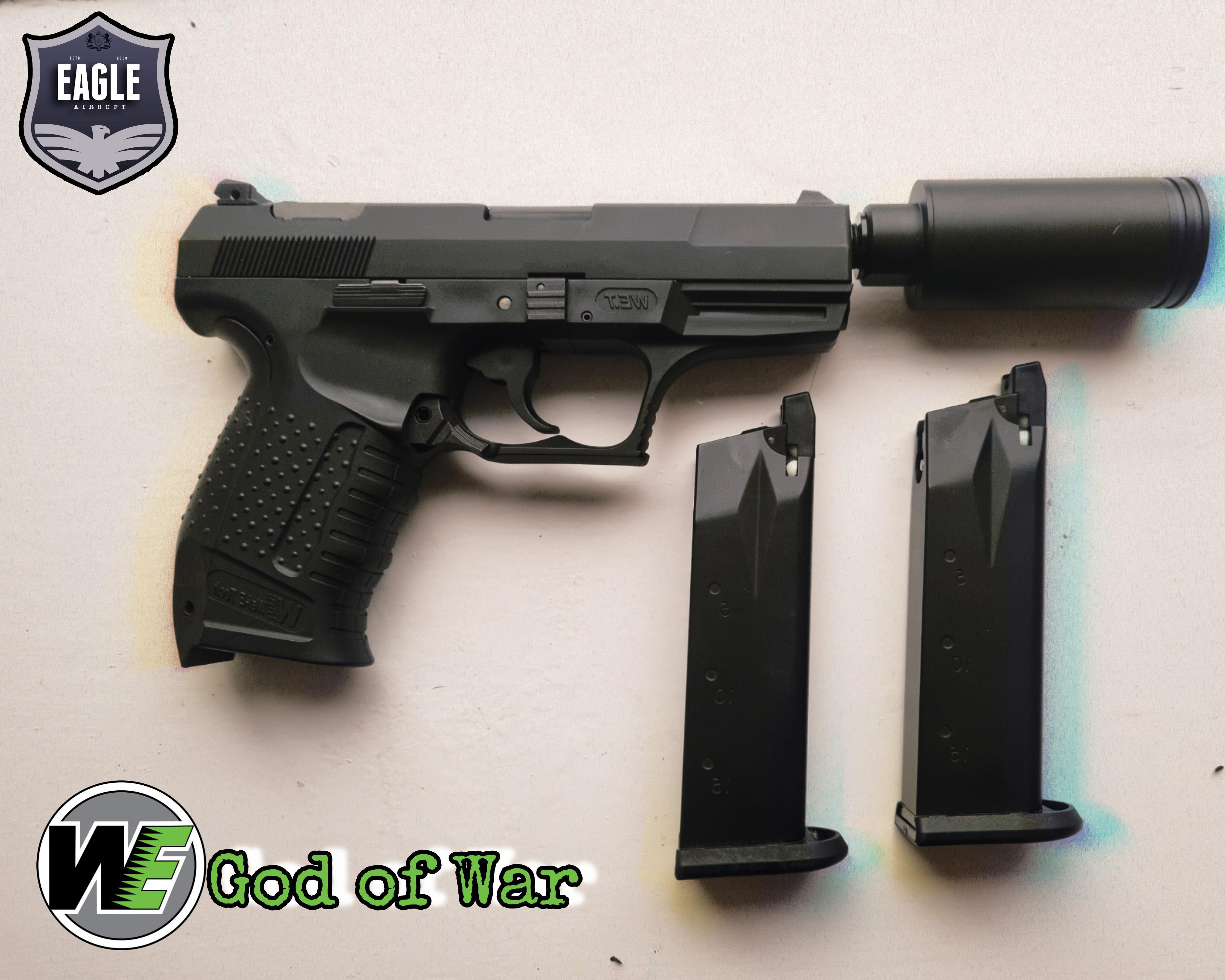 WE P99 "God of War" with Spitfire tracer r/airsoft