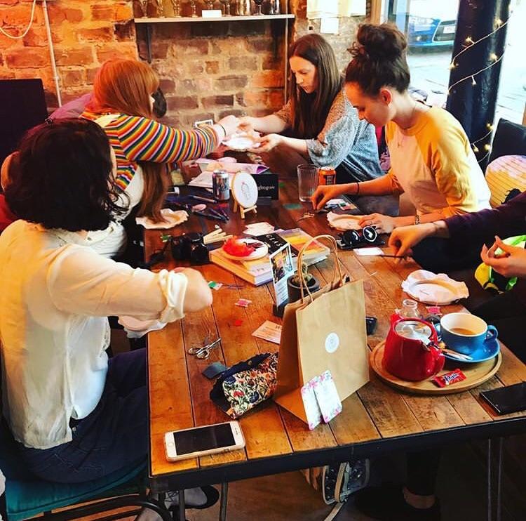 Held my first hand embroidery for beginners in Glasgow