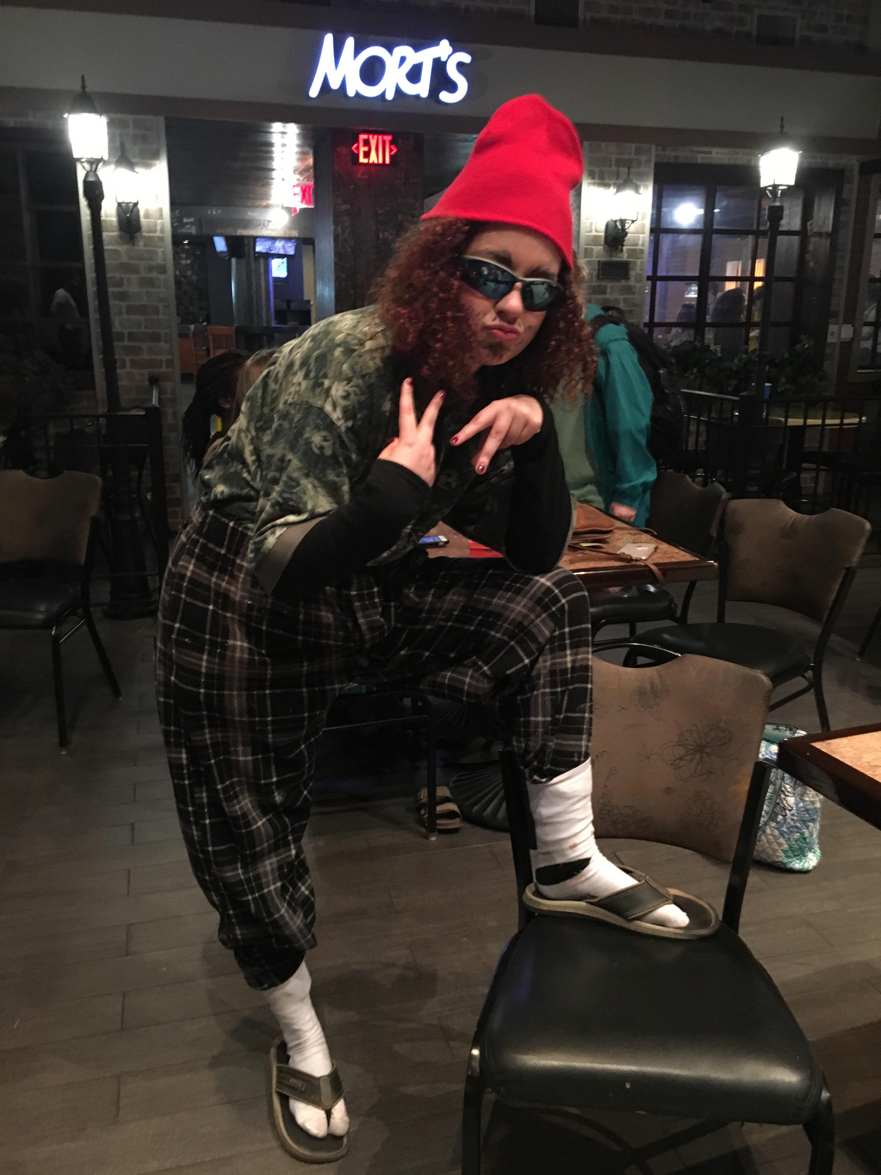 I attempted to be our boi for Halloween but honestly I just look like