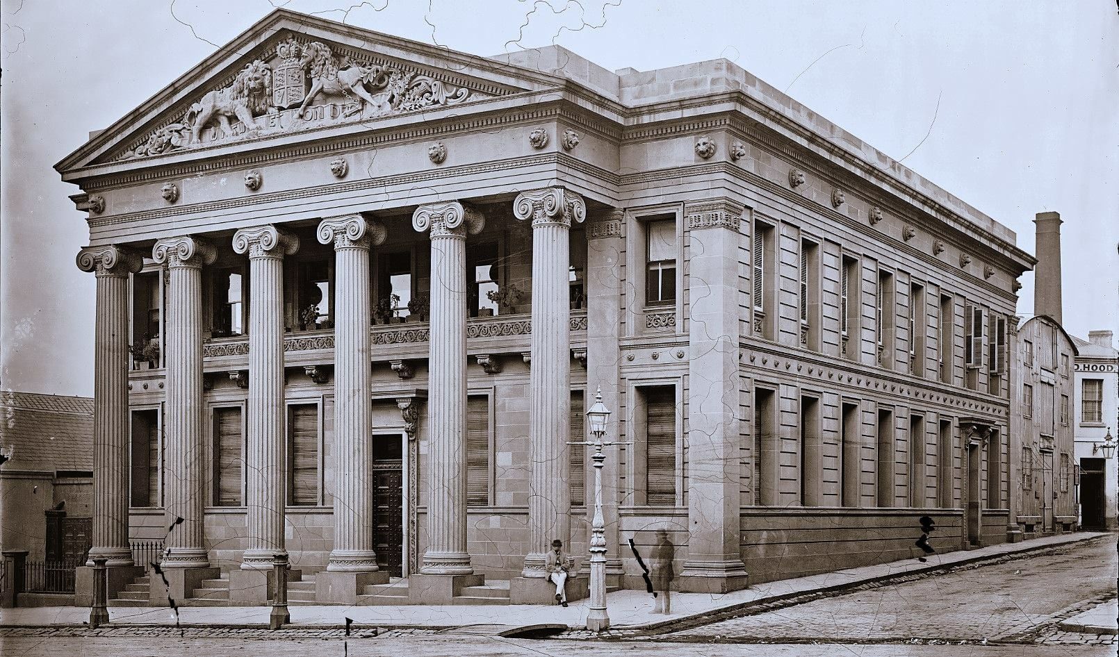The Oriental Bank, Melbourne (18561885). Destroyed after the company