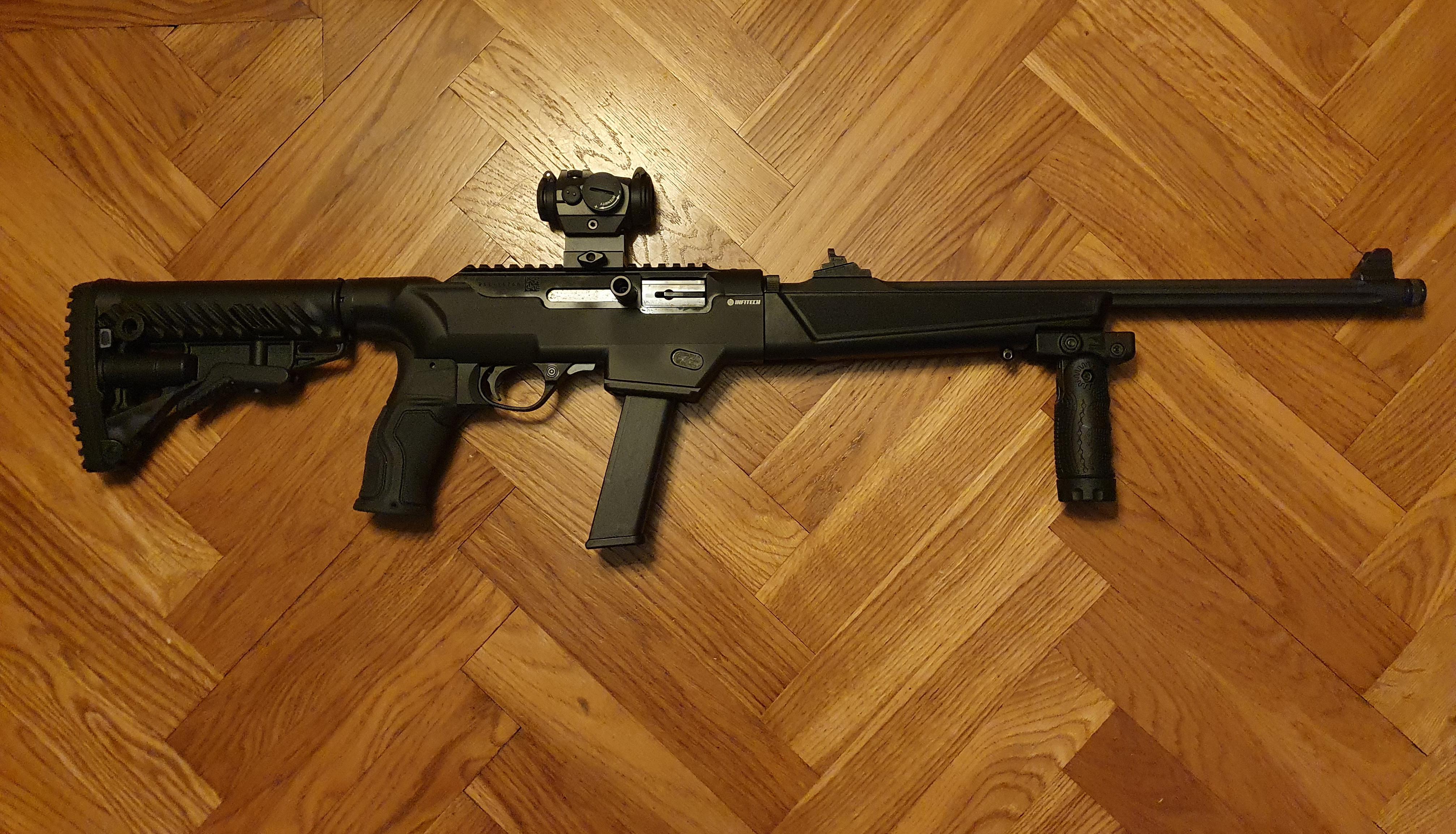 My Ruger PC Carbine with Infitech chassis r/guns