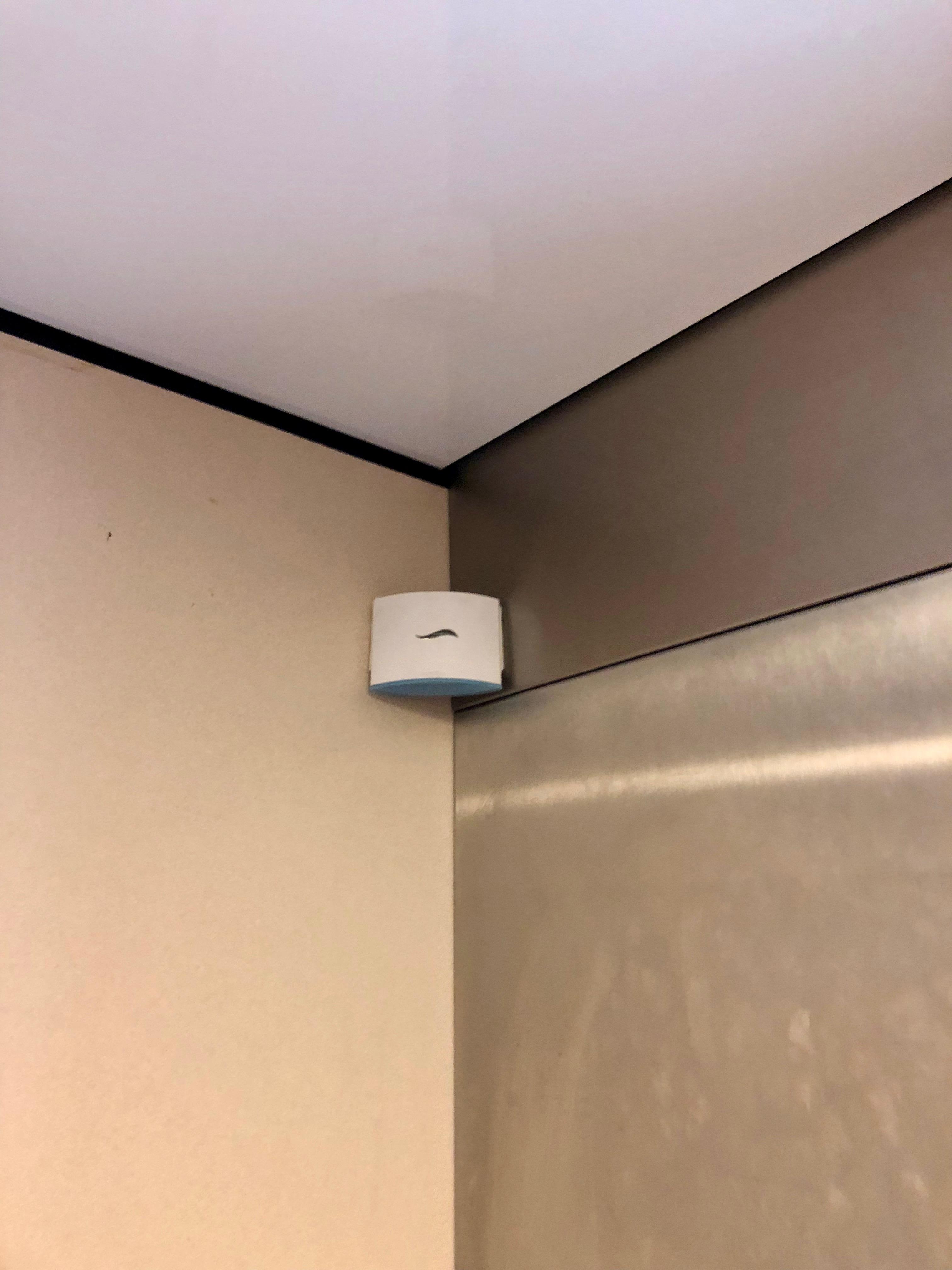 The lift/elevator I used at a supermarket today has an air freshener r/mildlyinteresting