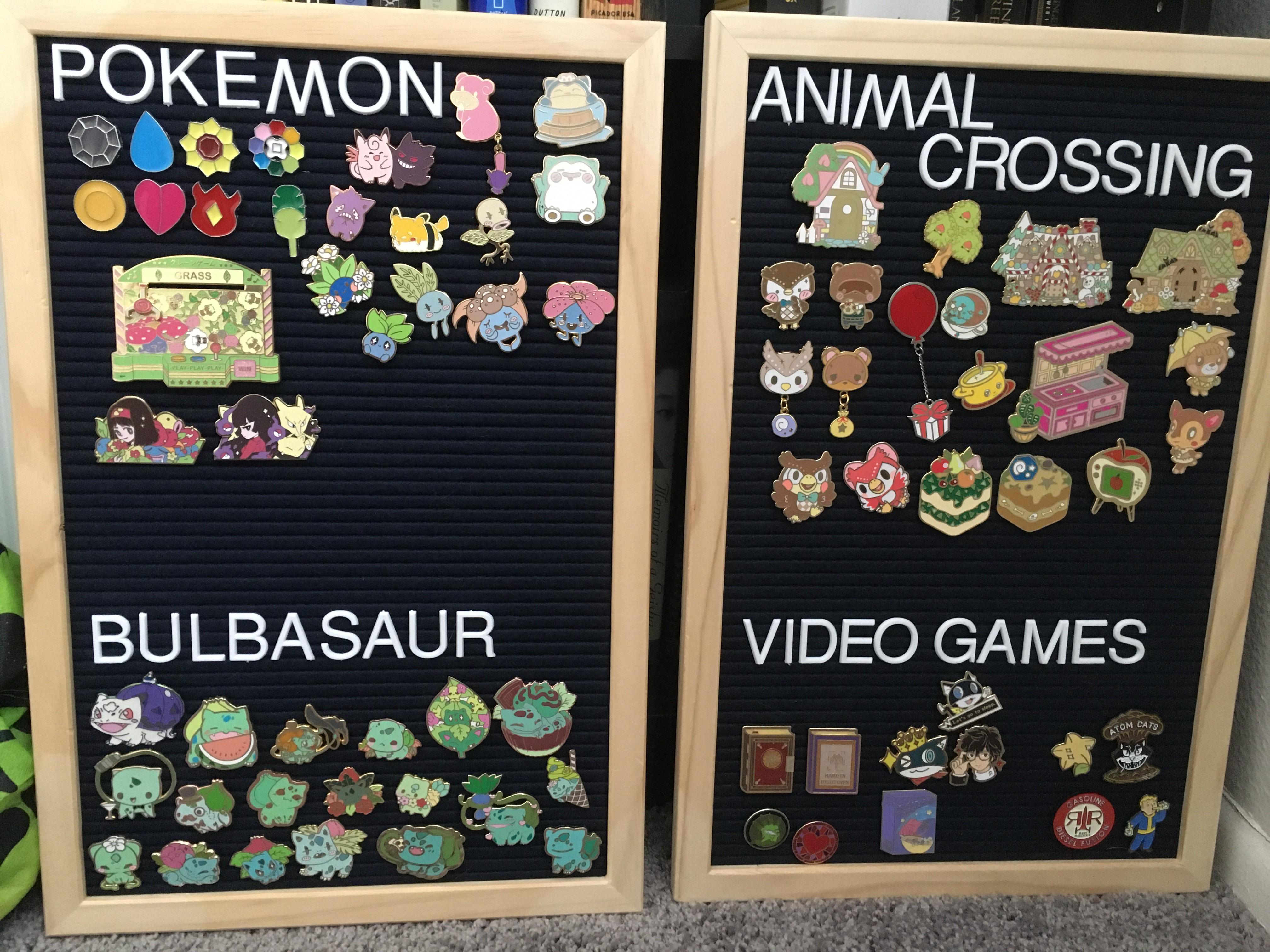 My video game pin collection so far! r/gaming
