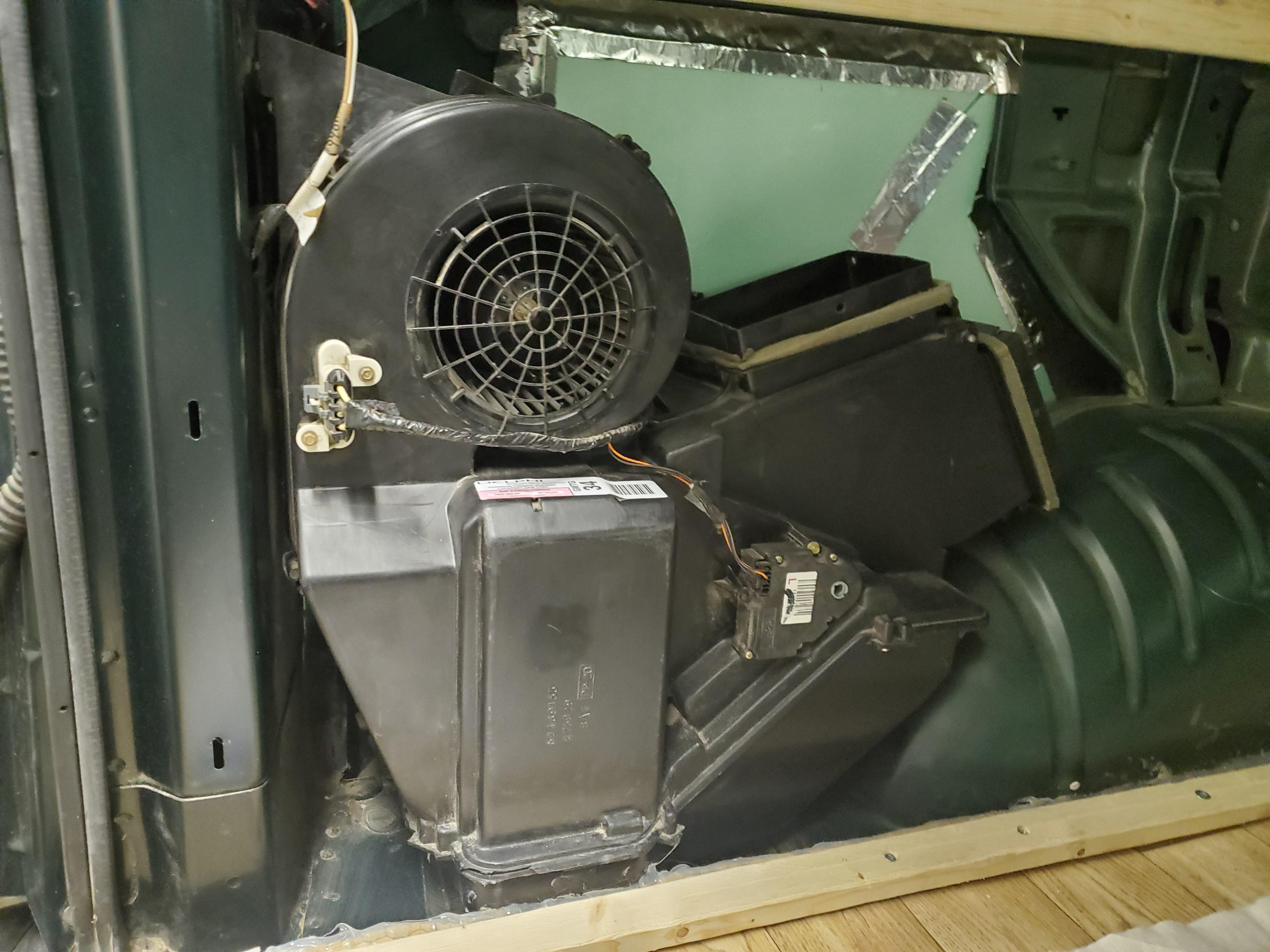 Anyone have experience with safely removing the passenger hvac system