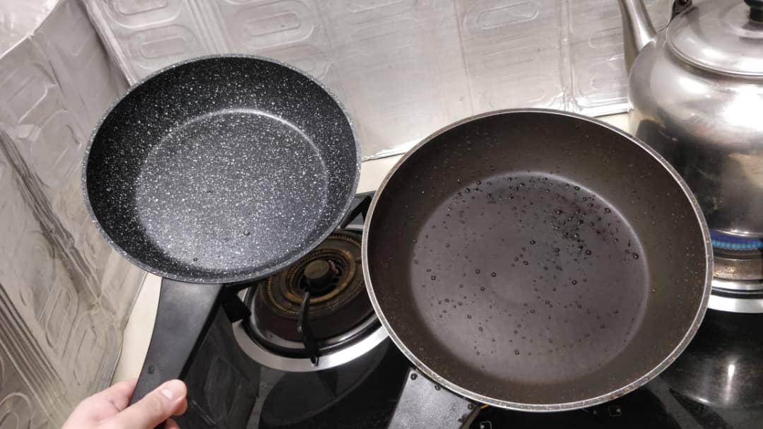 Glad I changed it before someone got cancer from burnt teflon. Left new