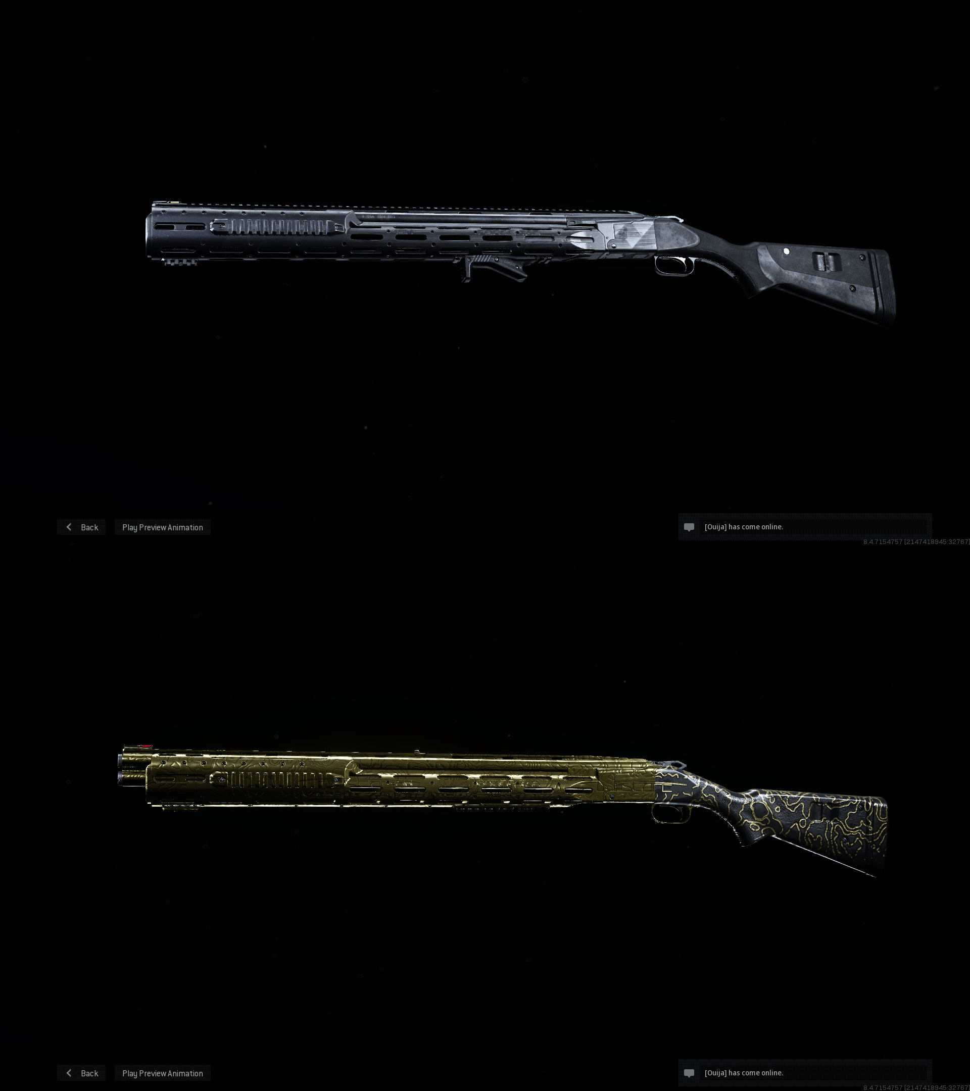 725 Judgement Shotgun Unlocked! (Standard & Gold Camo) r/modernwarfare