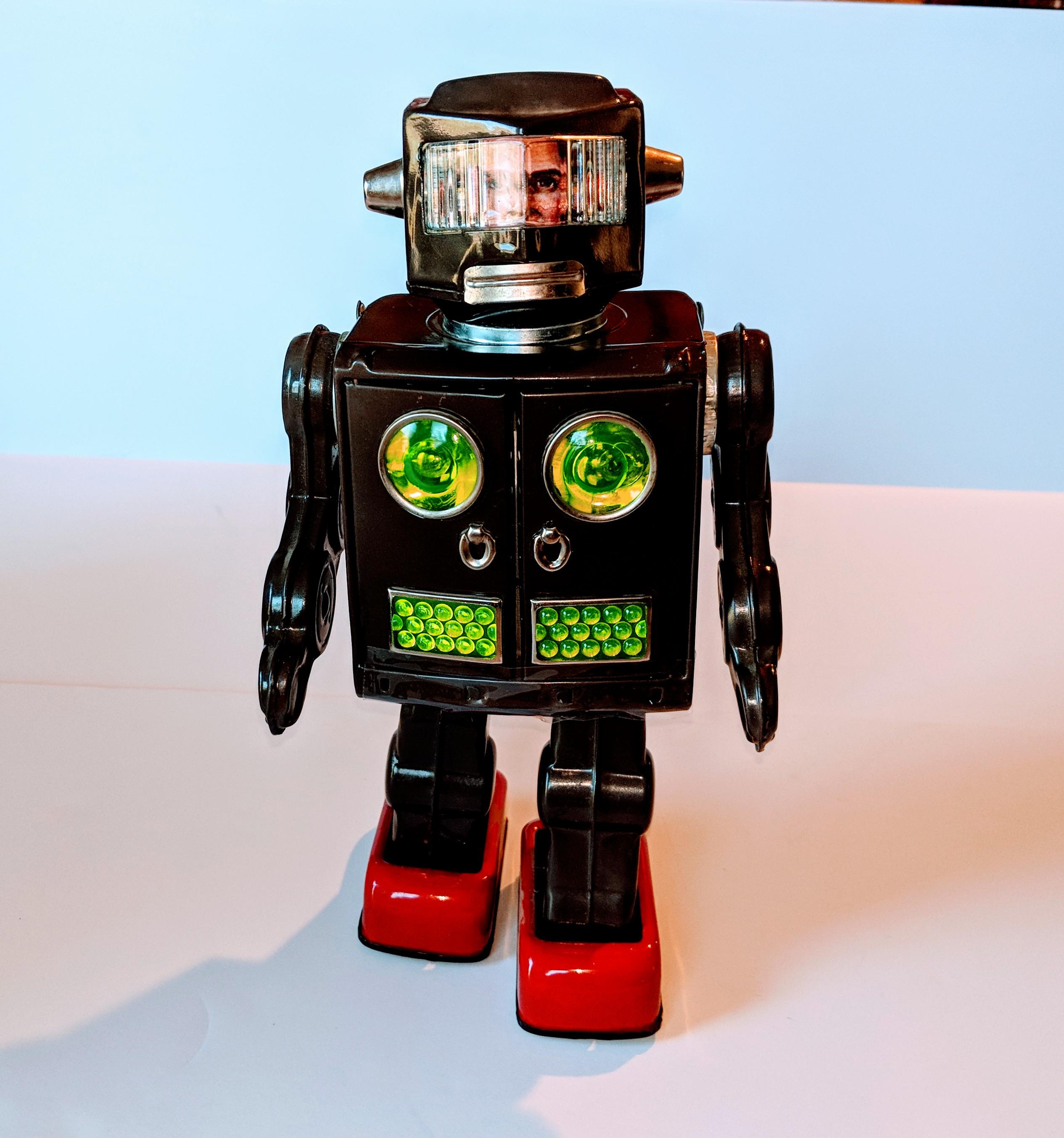 Goodwill find today 4.19 . made in Japan metal robot. Any information