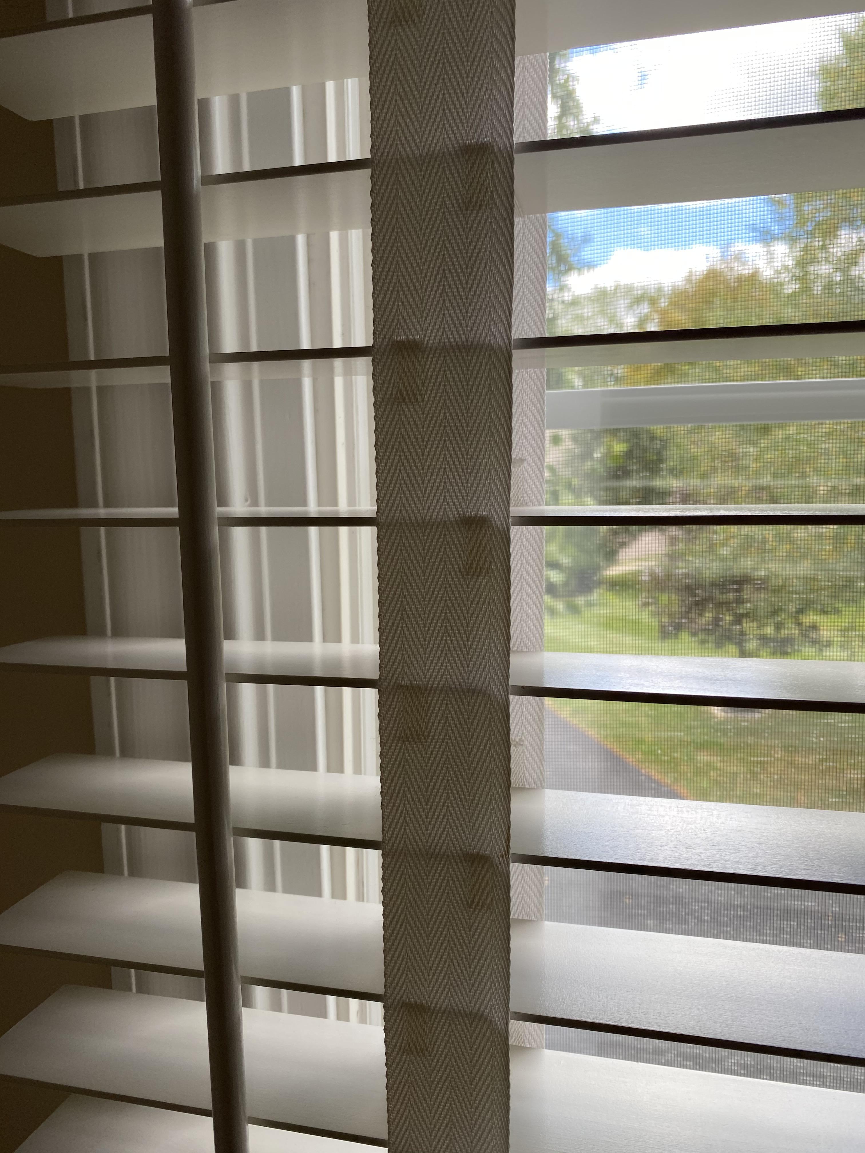 How to clean these blinds? Faux wood with a cloth strip. CleaningTips