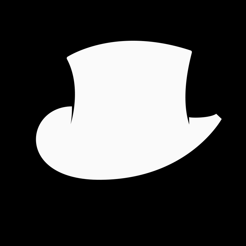 Highquality top hat logo (797 x 797, PNG) r/Cynicalbrit
