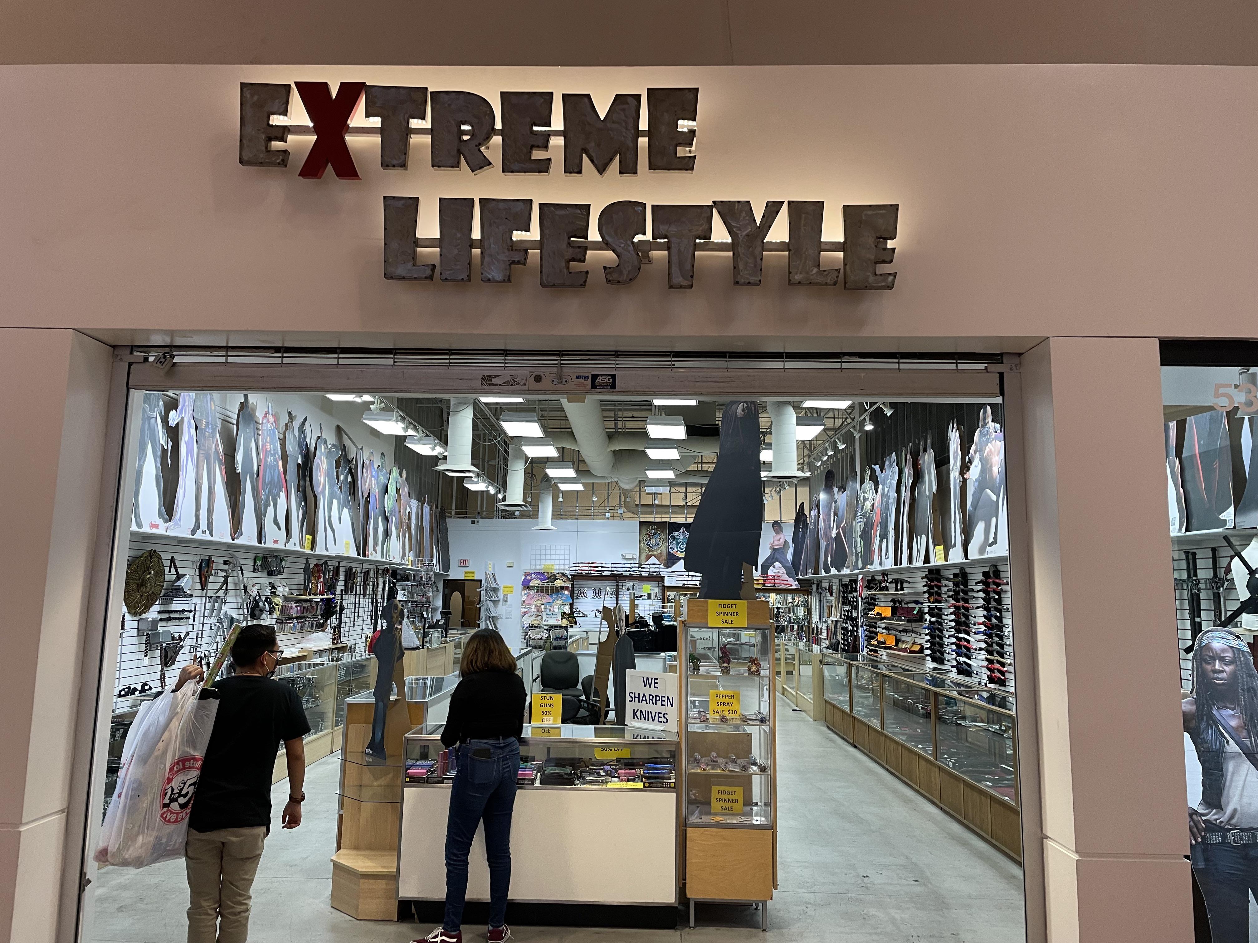 Cheap blade store found in a actual mall. r/mallninjashit