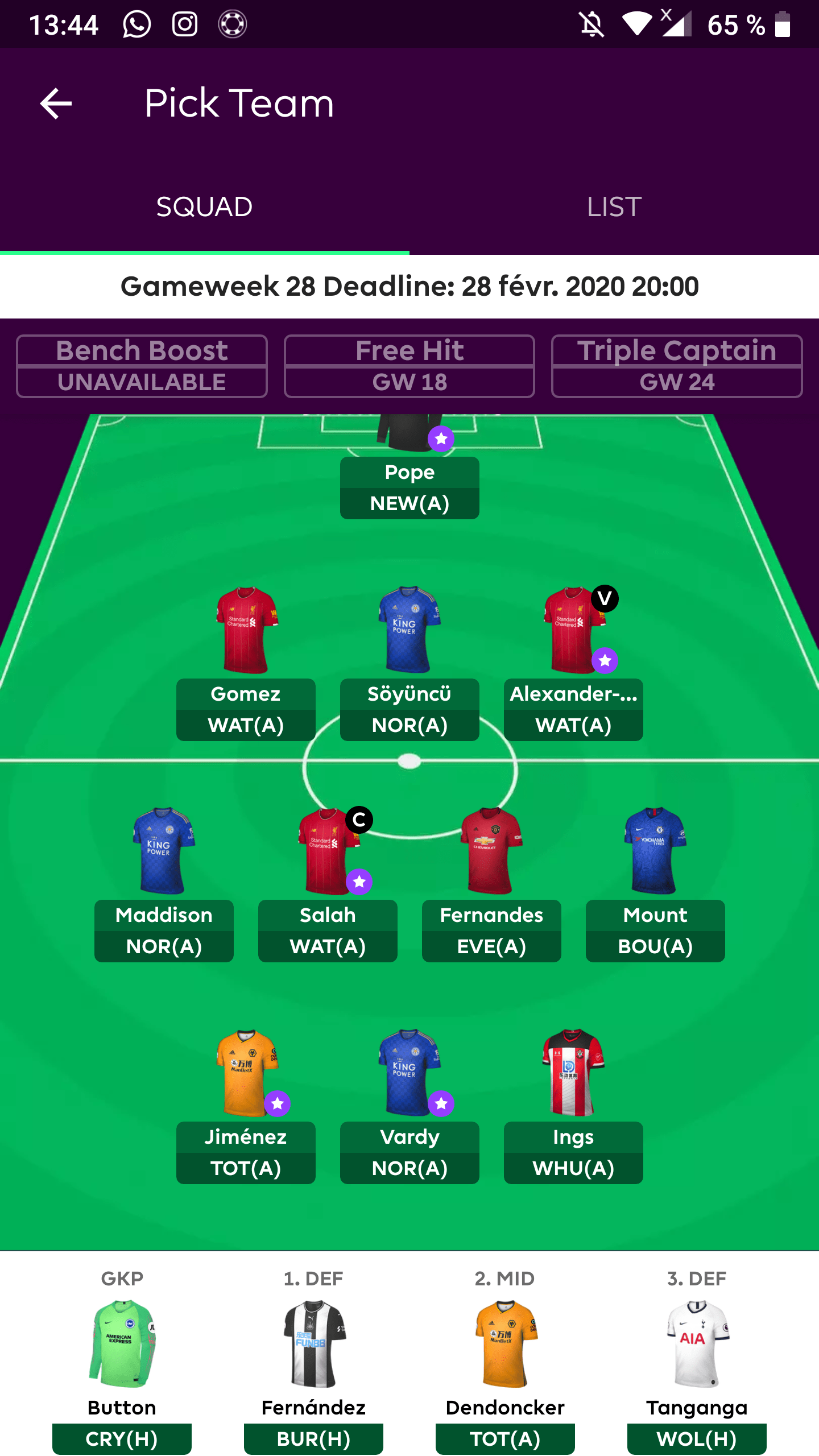Just used my wild card, any thoughts on my team ? fpl