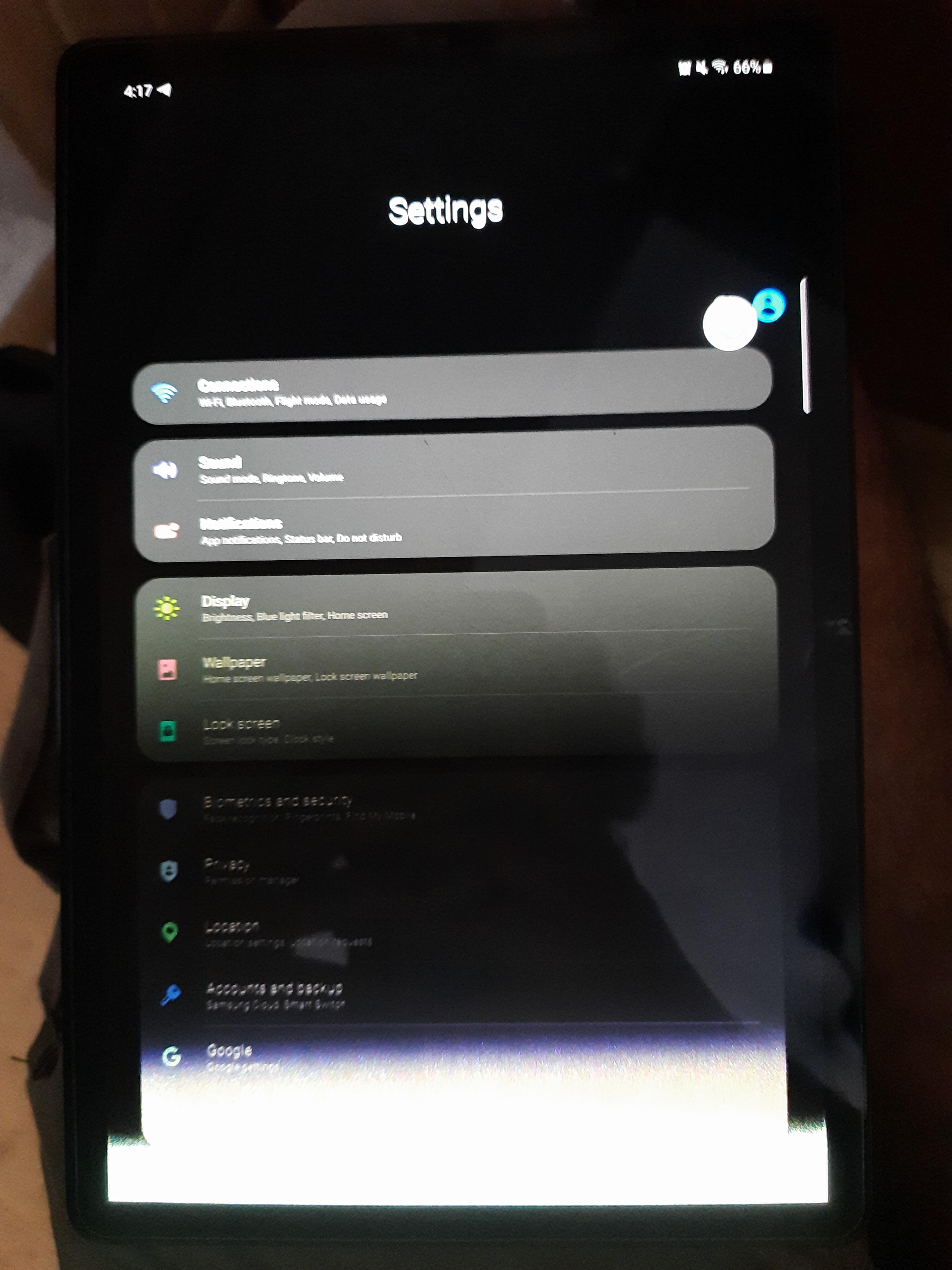 I accidentally splashed water on my Samsung Galaxy Tab S5e while