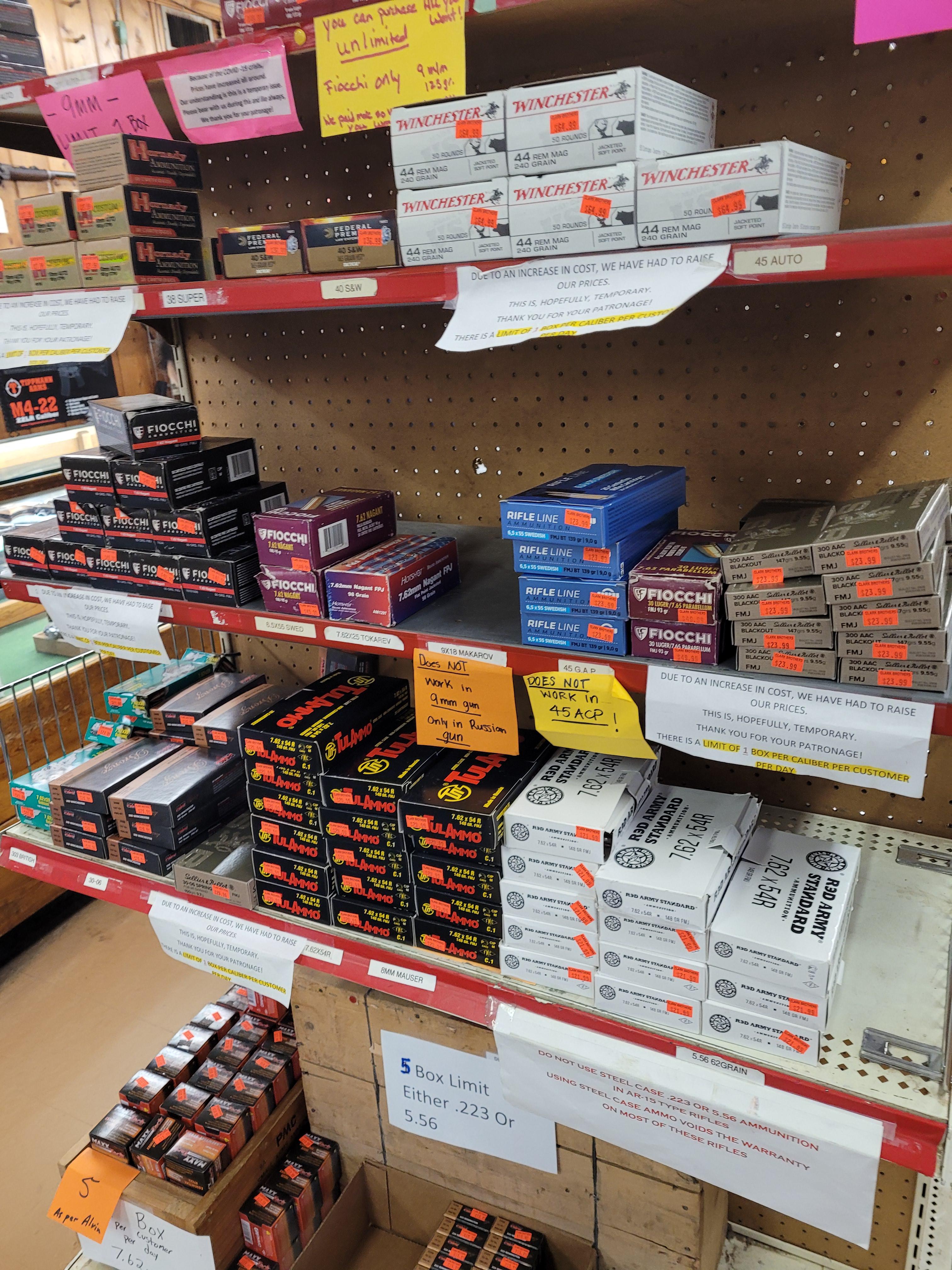 Toano General has ammo. VAGuns