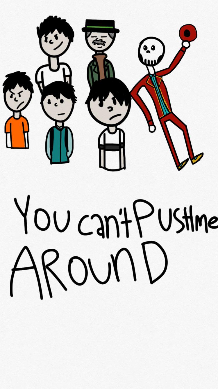 I did a brittle bones Nicky drawing and sorry for the crappy art not