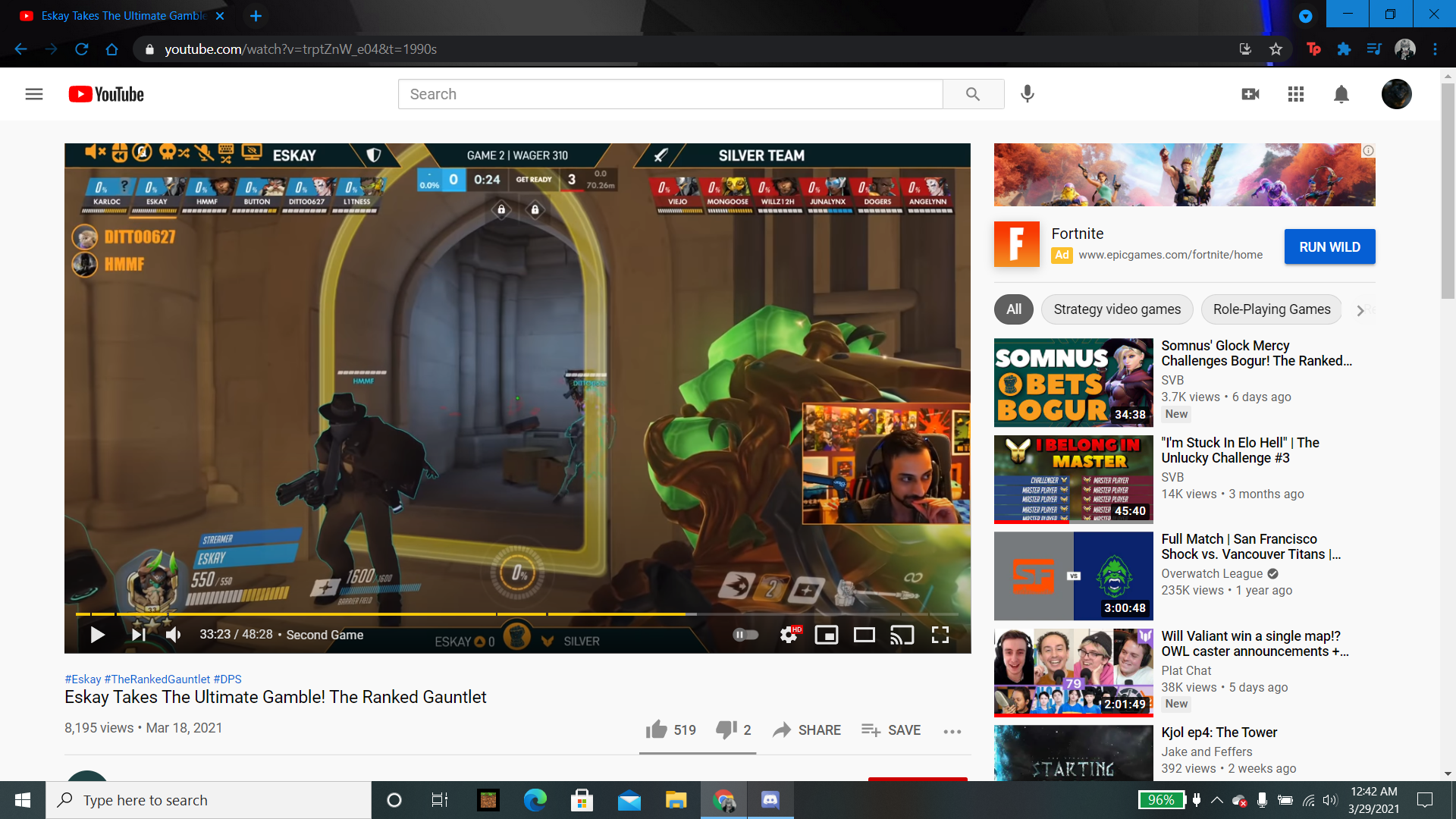 Youtube Yellow Time bar on Regular Video after ad r/youtube